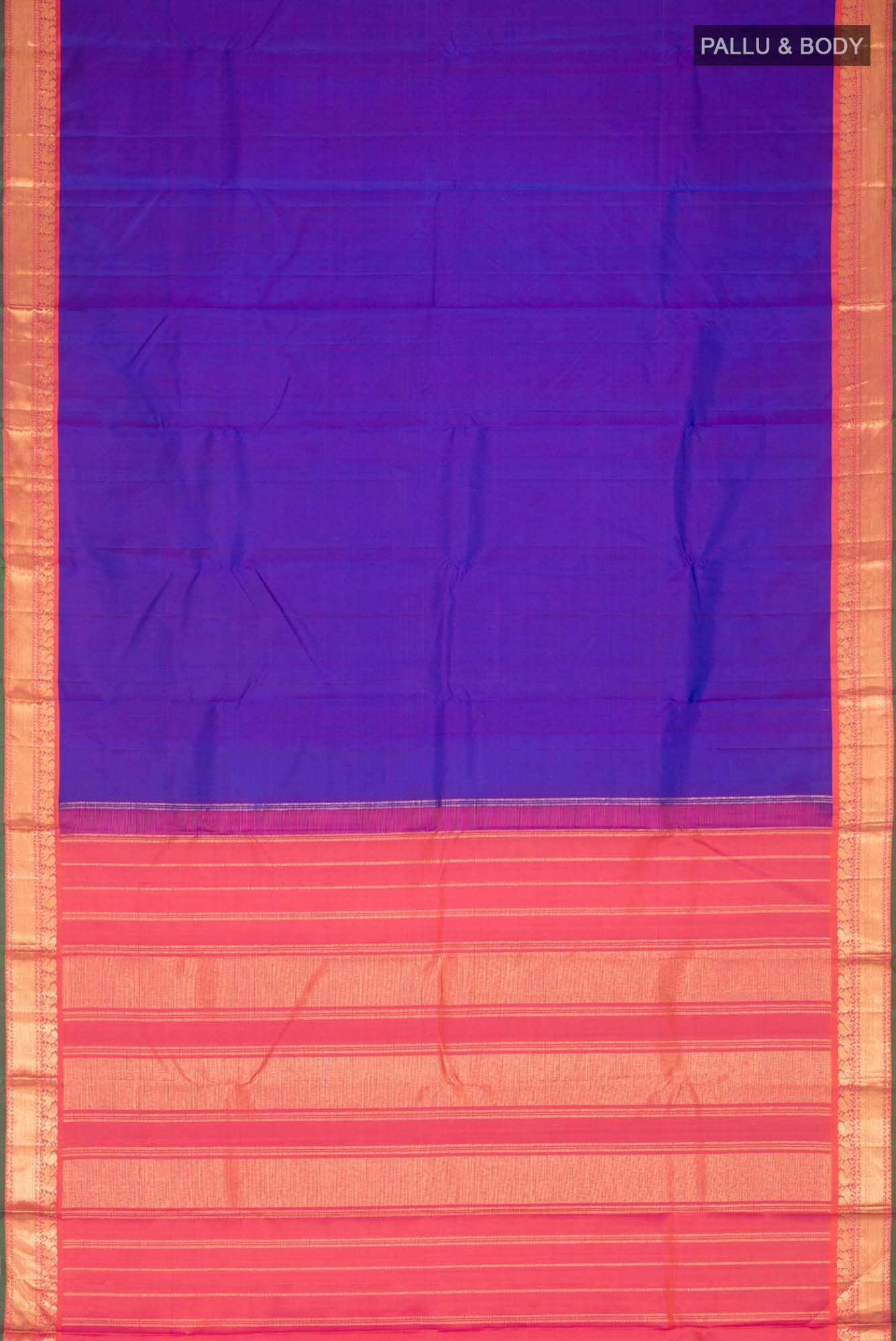 Blue Kanchipuram Silk Saree