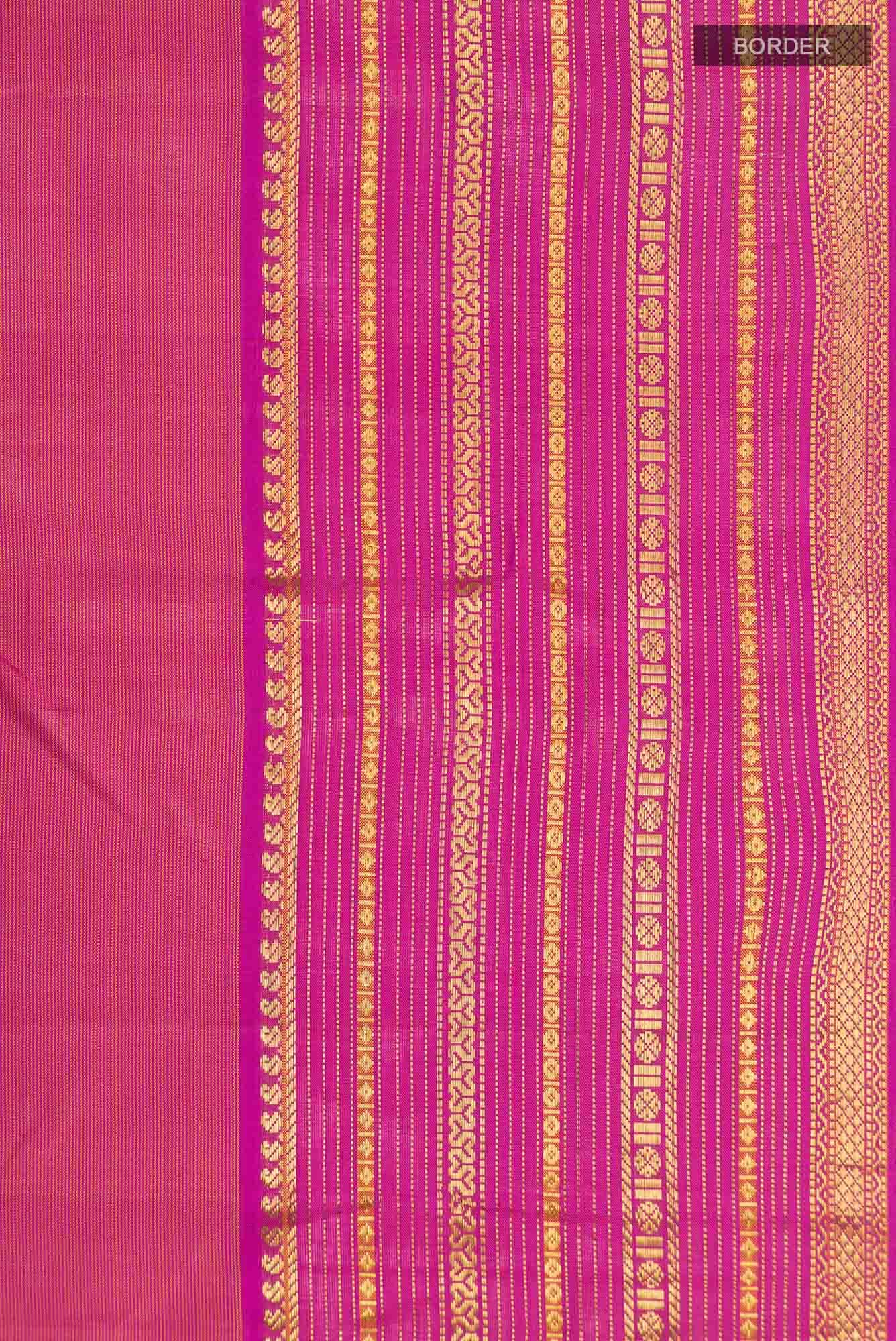 Pink Kanchipuram Silk Saree