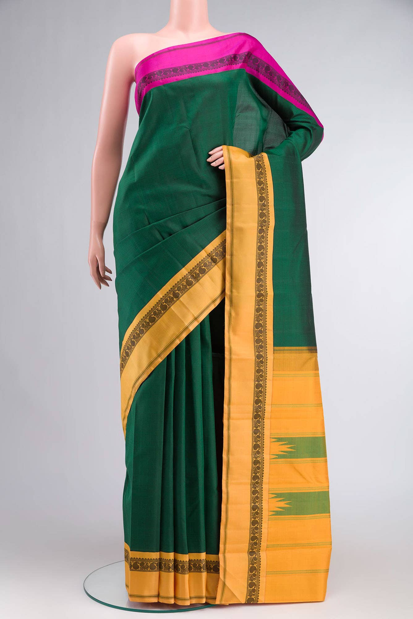 Green Kanchipuram Silk Saree