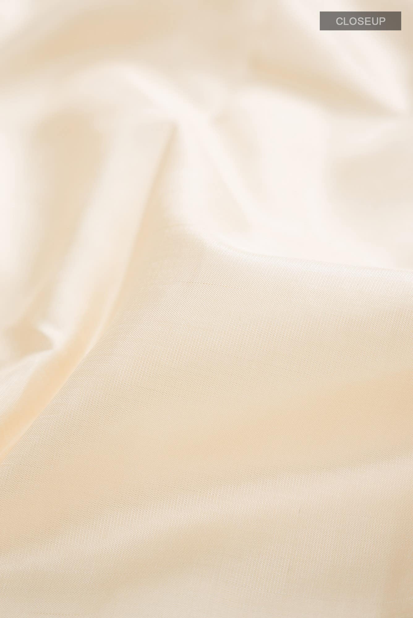 Cream Kanchipuram Silk Saree