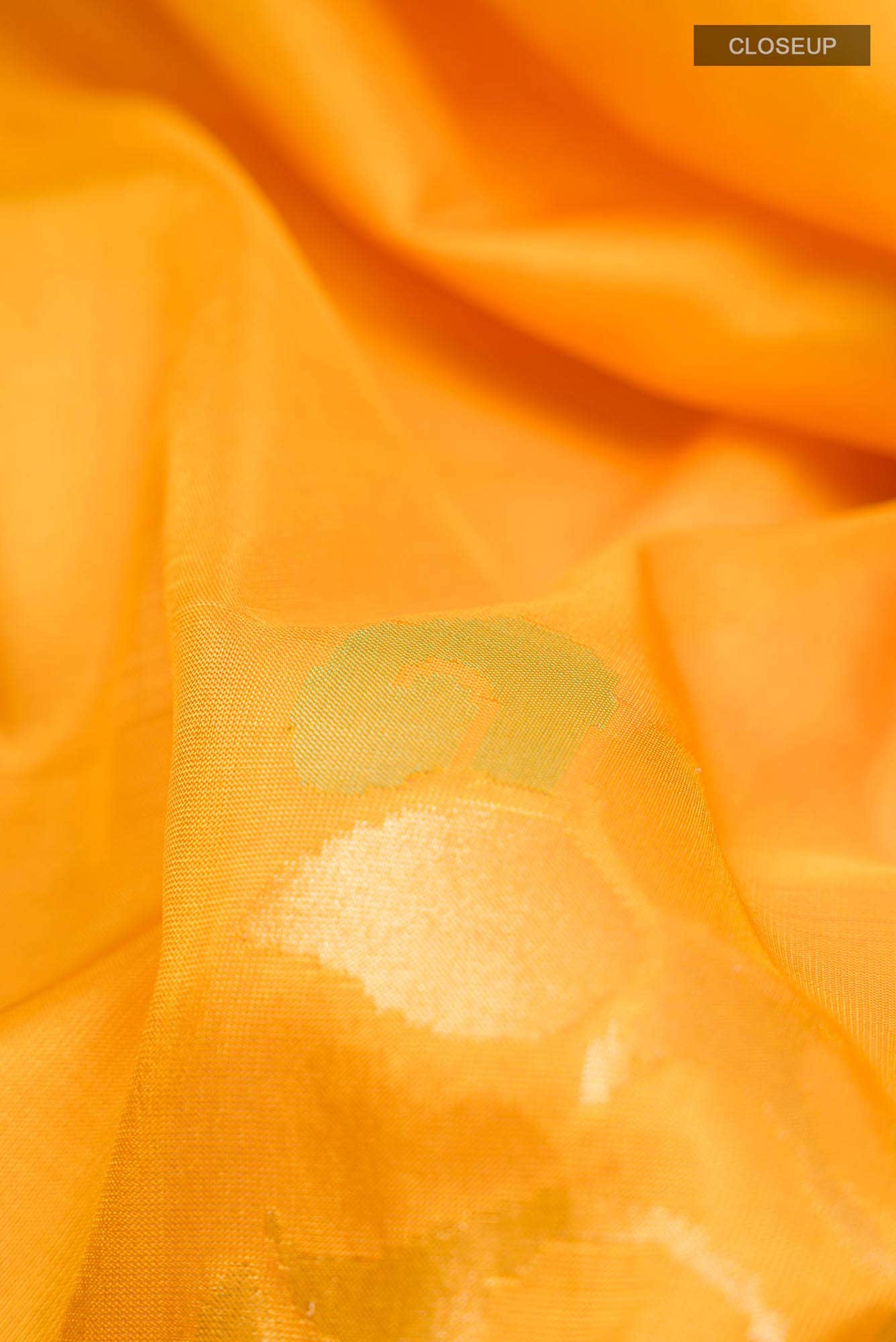 Orange Uppada Silk Saree