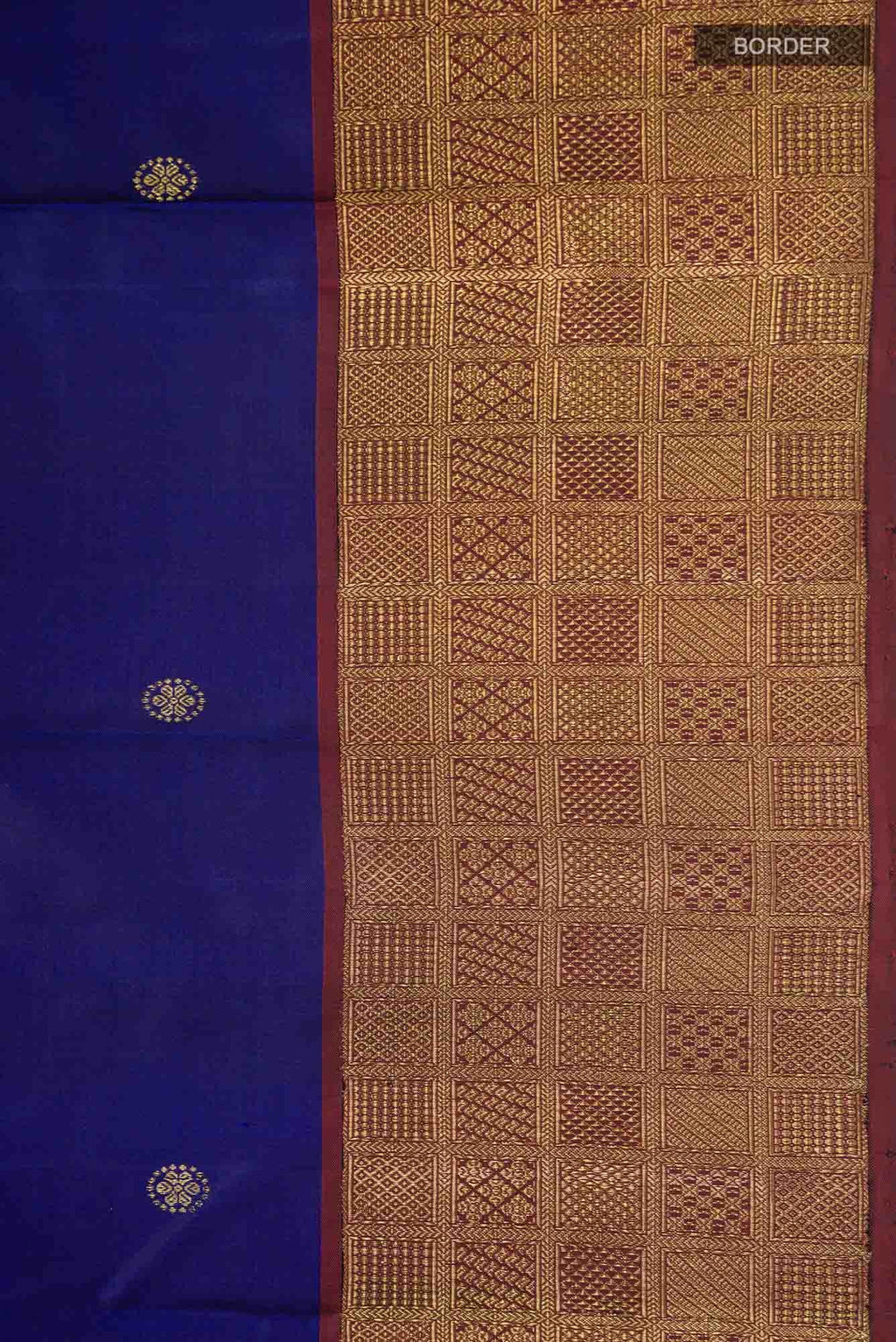 Blue Kanchipuram Silk Saree