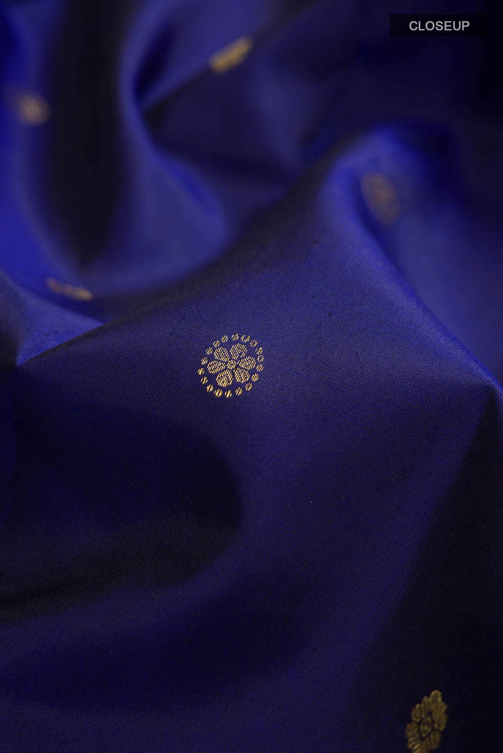 Blue Kanchipuram Silk Saree