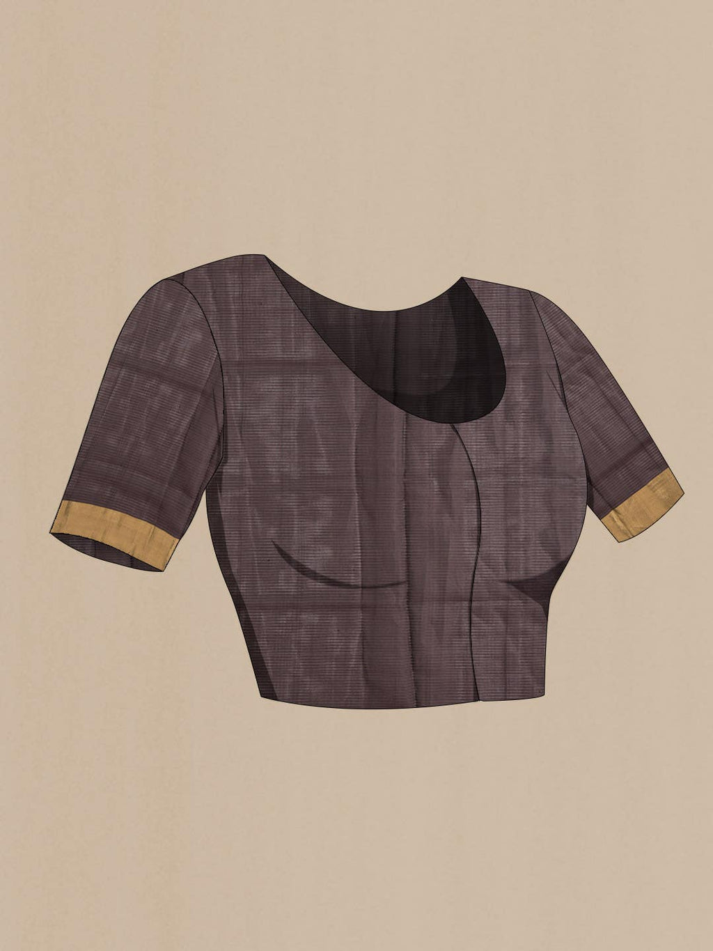 Brown Soft Silk Saree