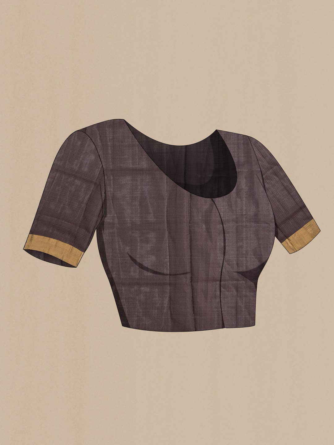 Brown Soft Silk Saree