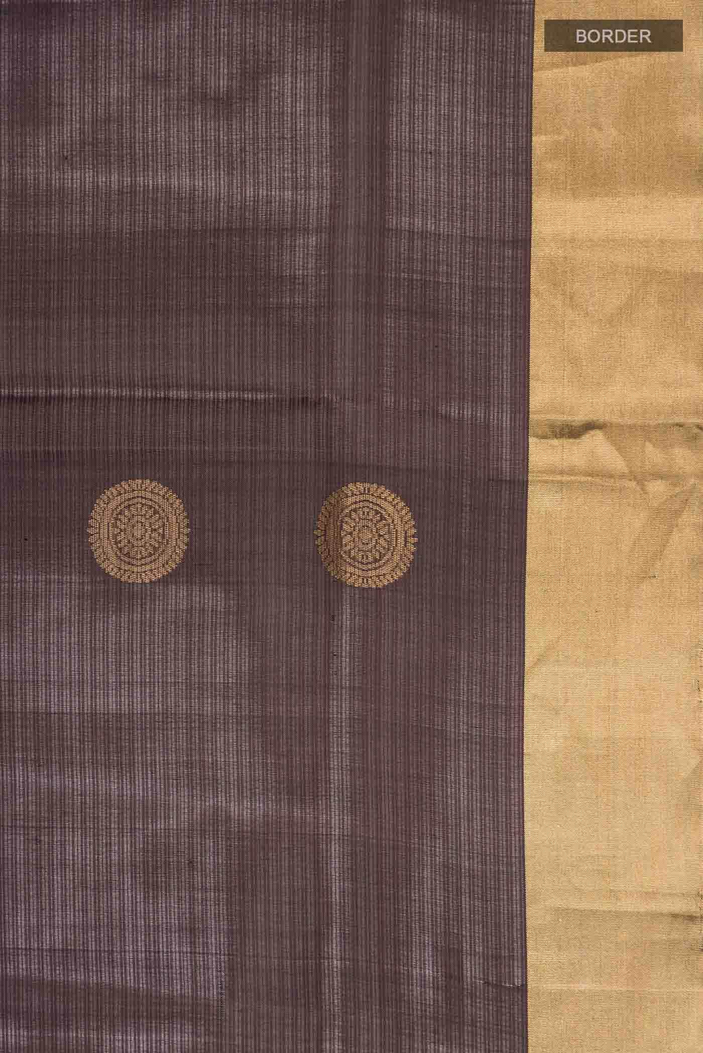 Brown Soft Silk Saree