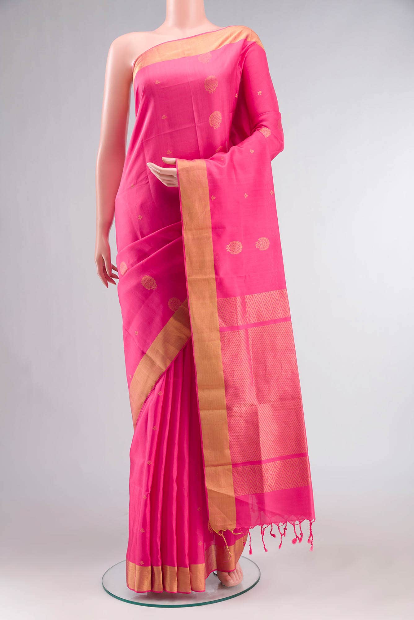 Pink Soft Silk Saree