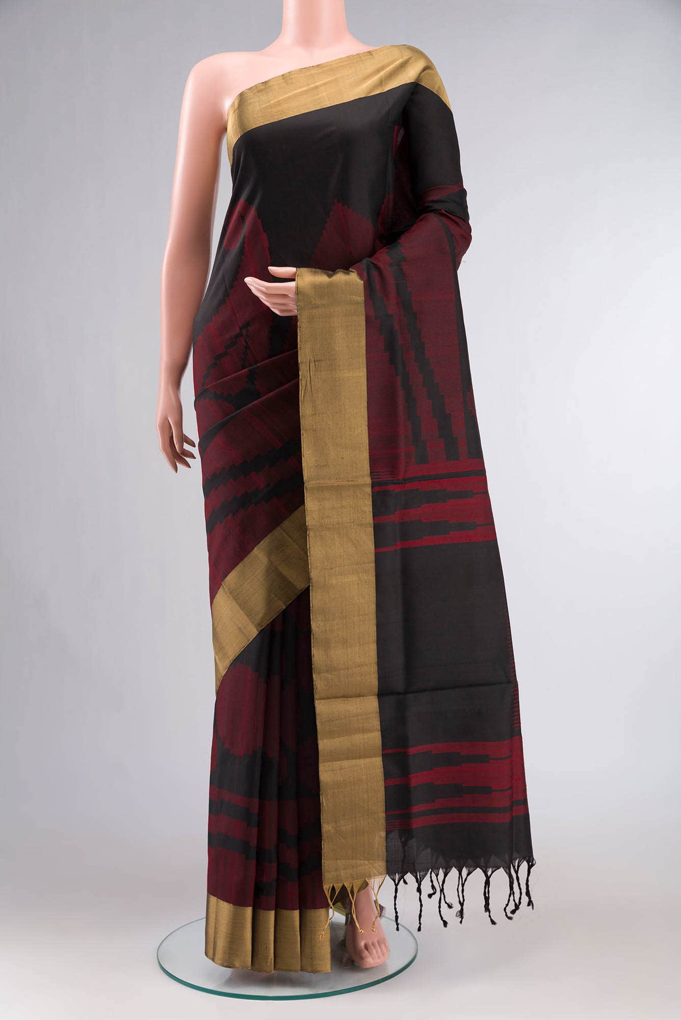 Black Soft Silk Saree