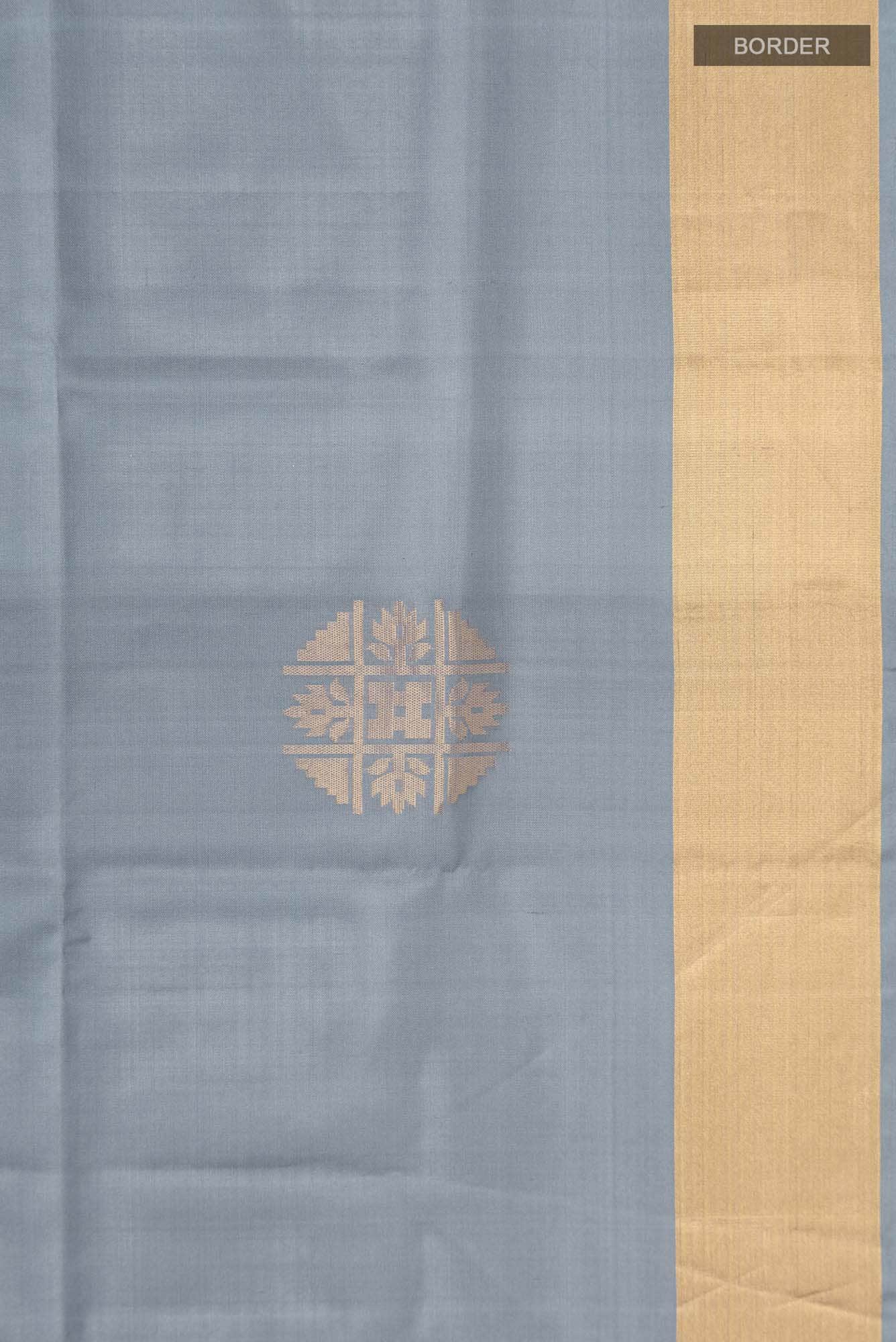 Grey Soft Silk Saree