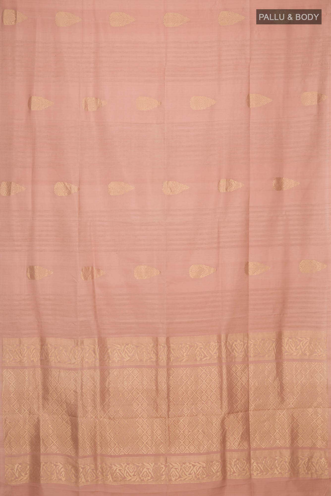Peach Soft Silk Saree