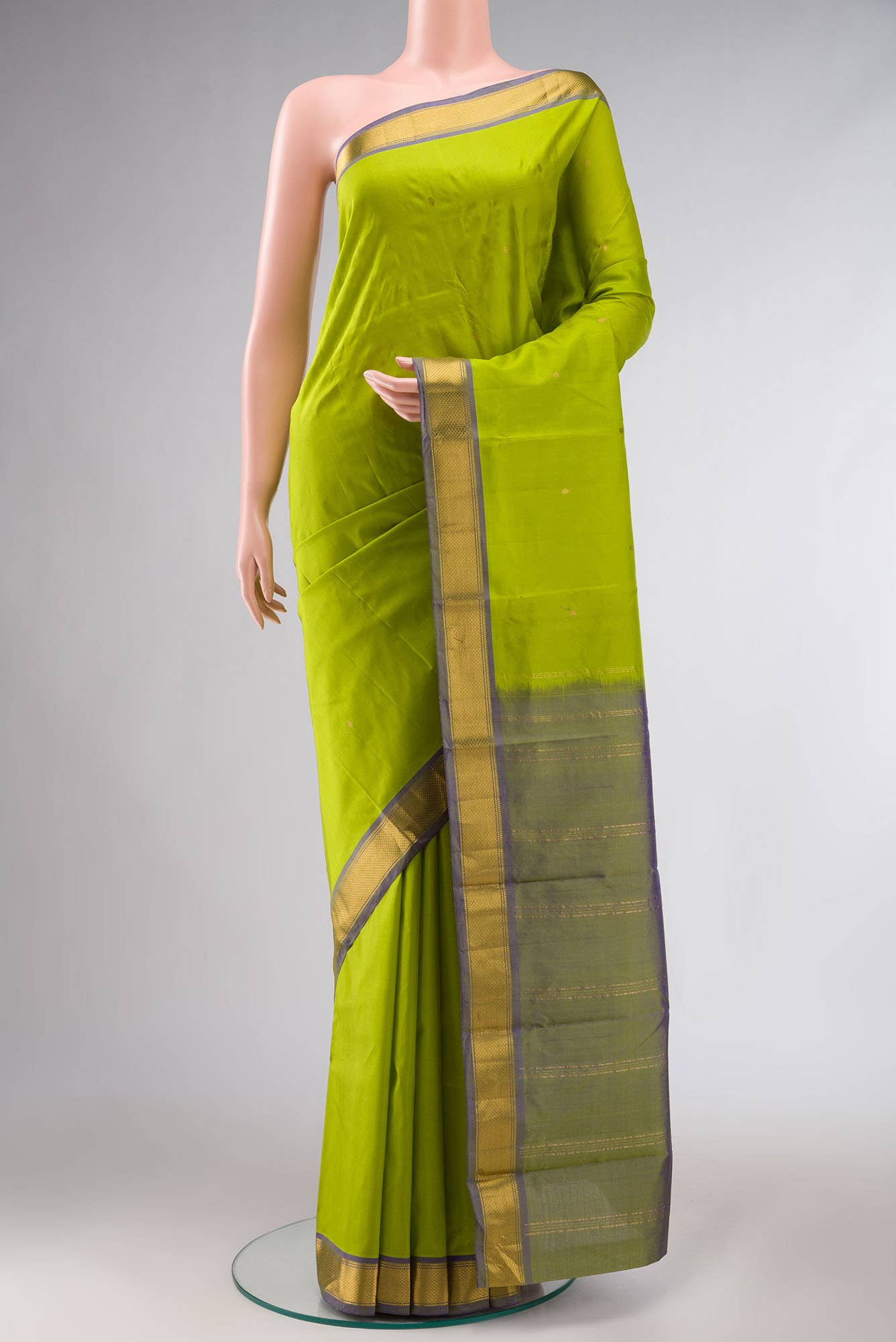 Green Kanchipuram Silk Saree