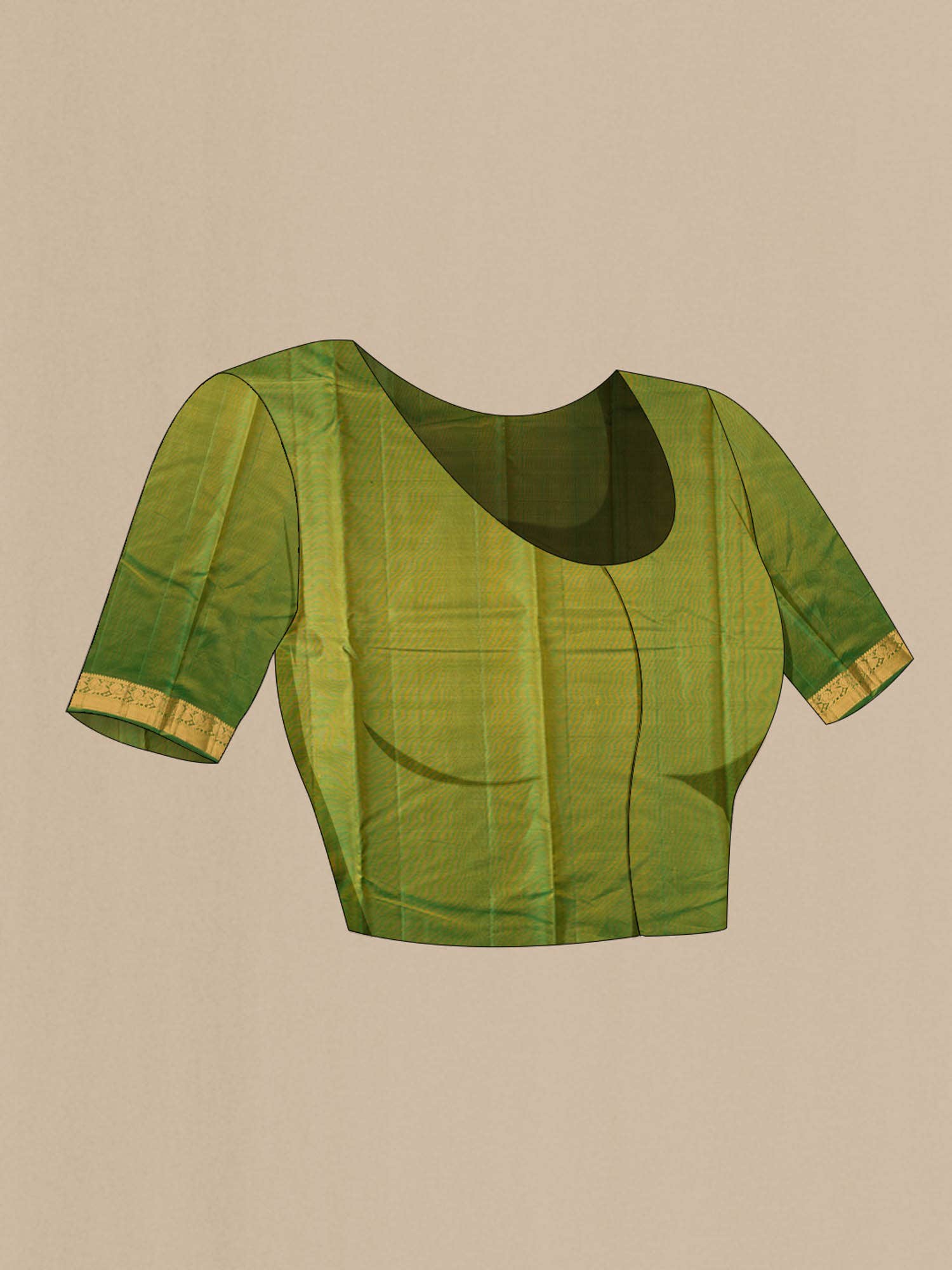 Yellow Kanchipuram Silk Saree