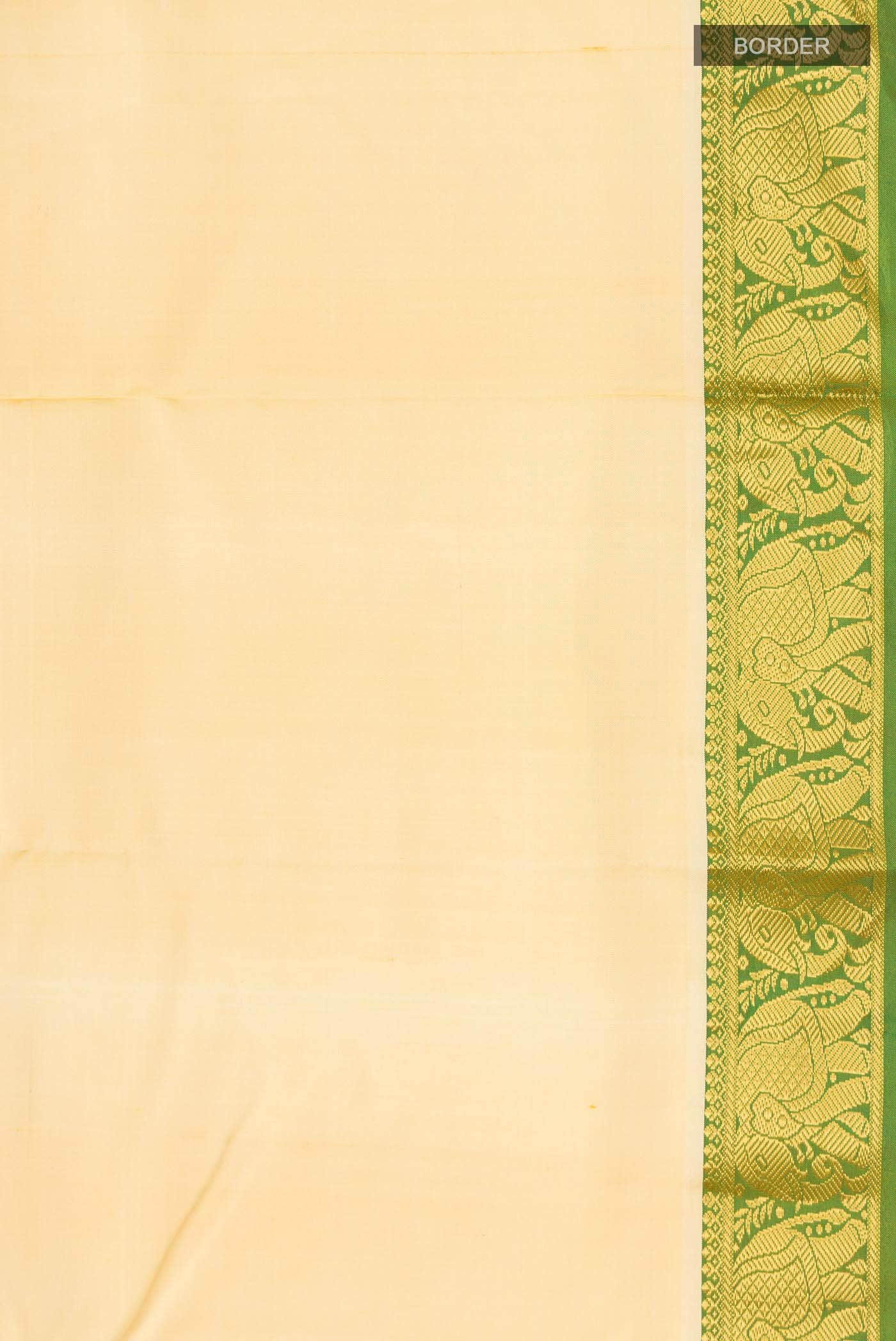 Yellow Kanchipuram Silk Saree
