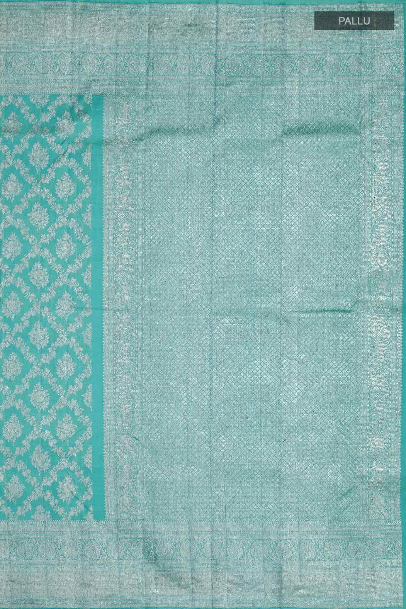 Blue Kanchipuram Silk Saree