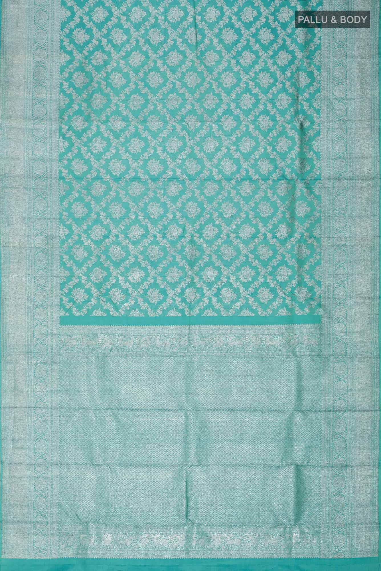 Blue Kanchipuram Silk Saree