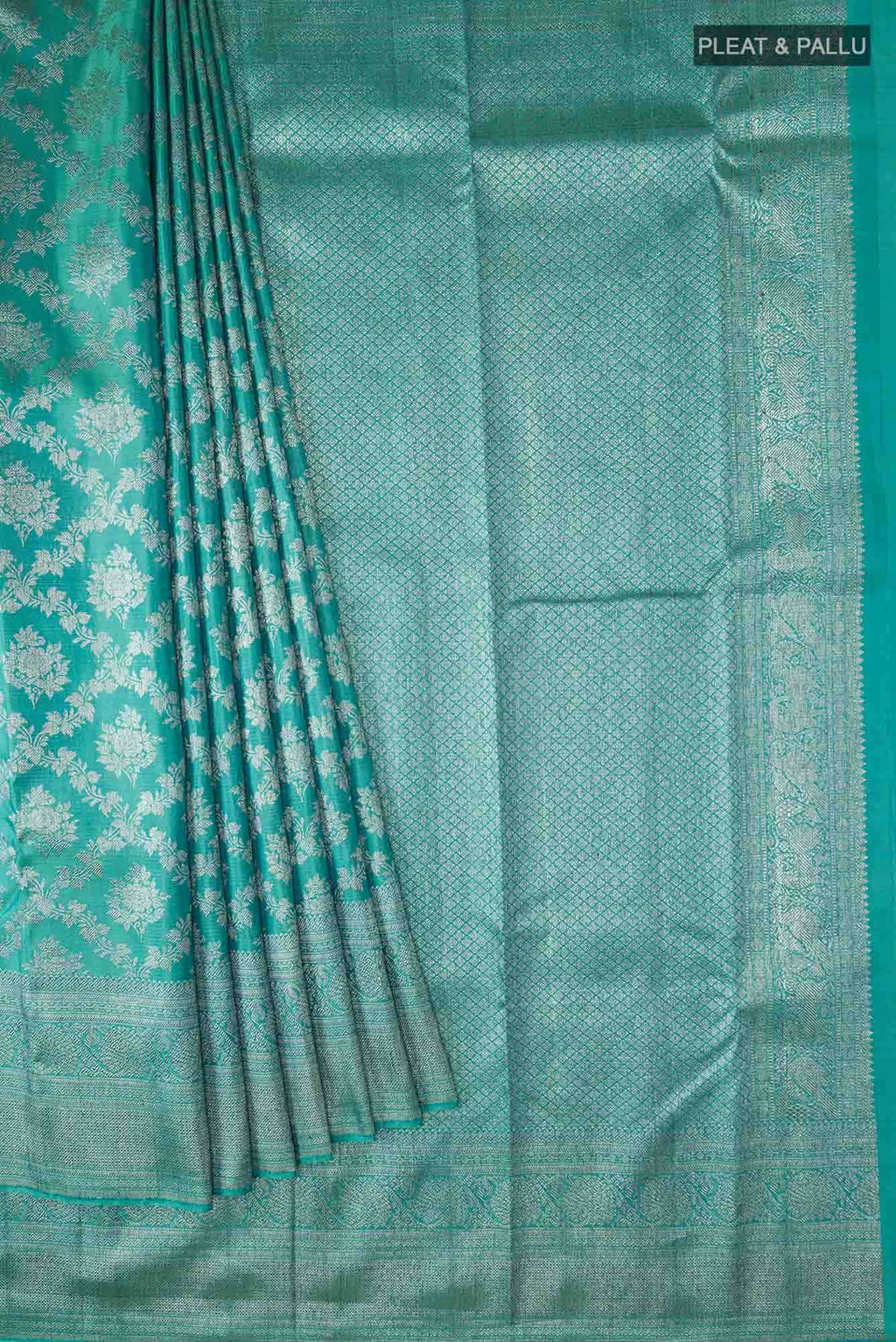 Blue Kanchipuram Silk Saree