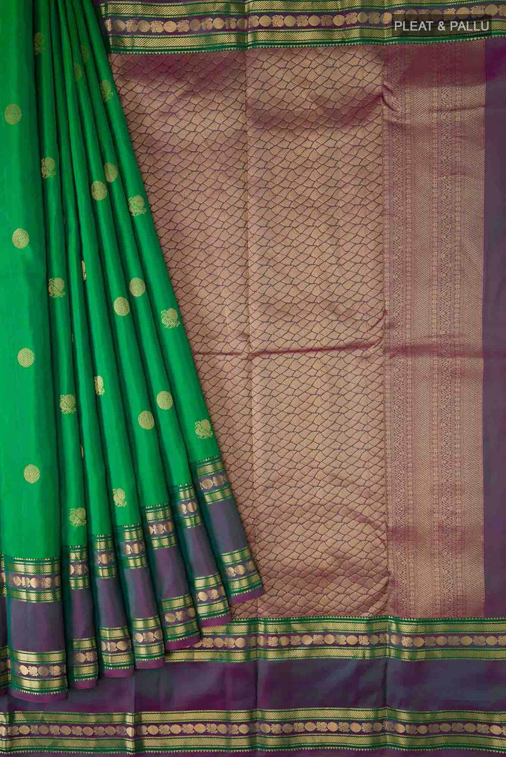 Green Kanchipuram Silk Saree