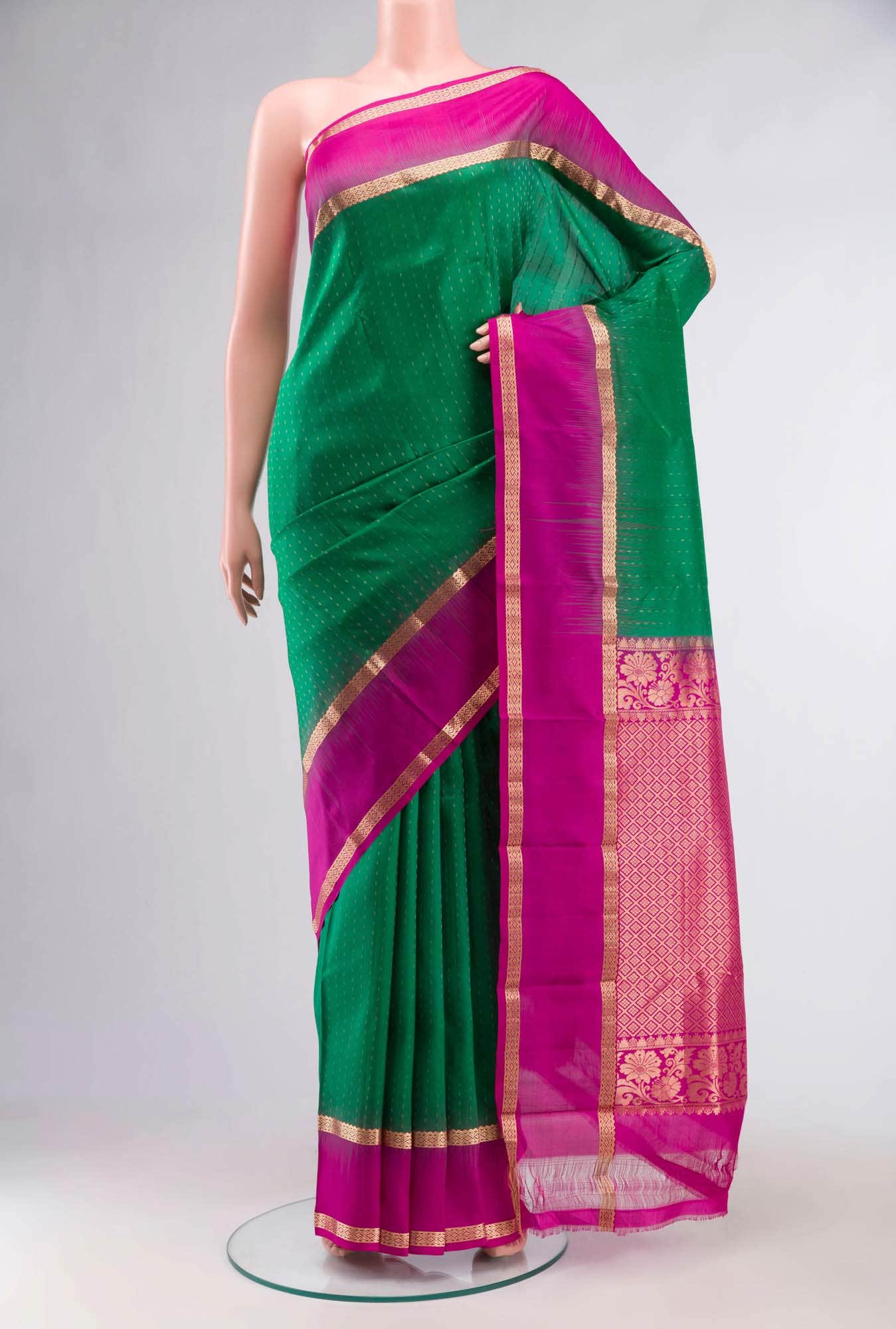 Green Kanchipuram Silk Saree