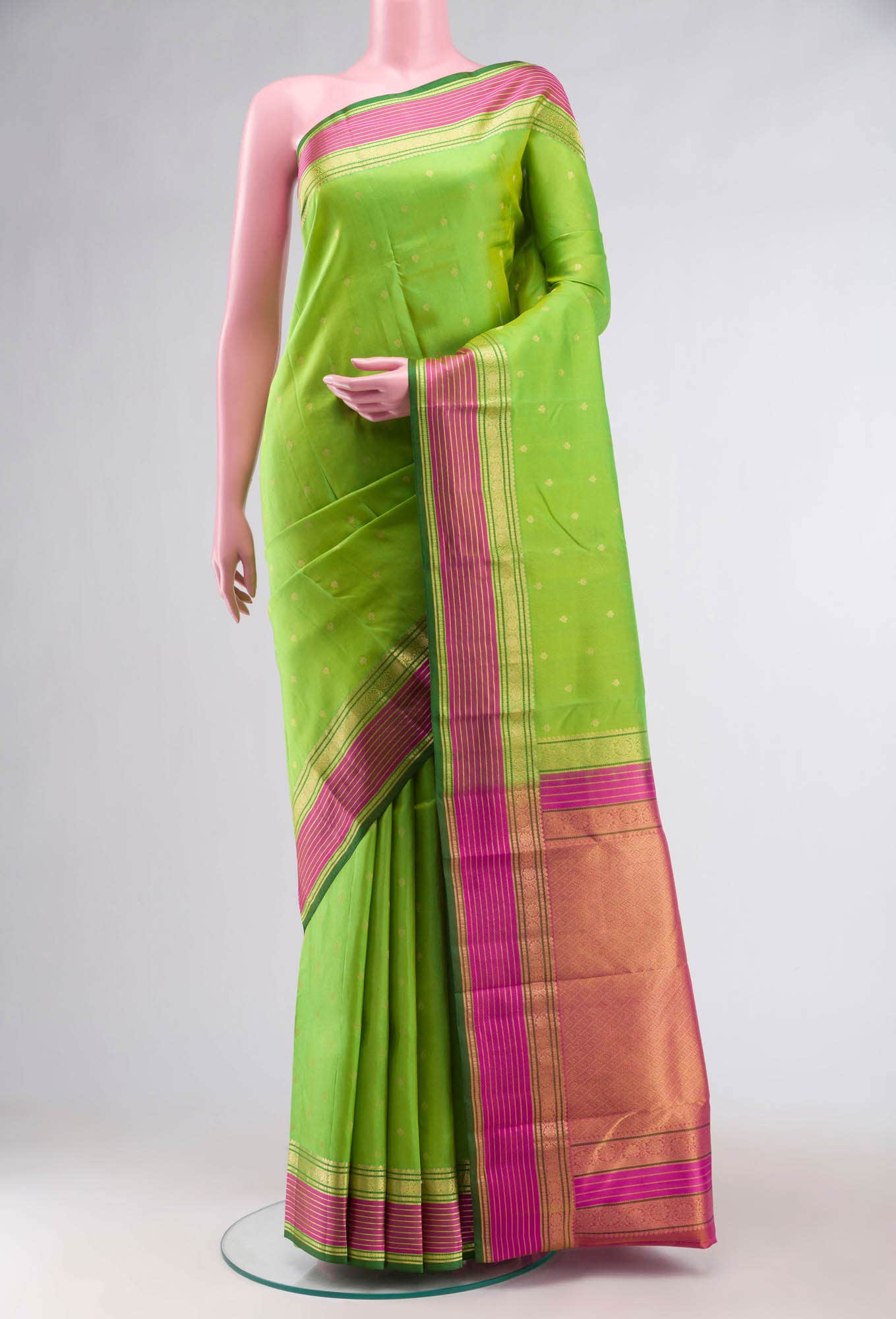Green Kanchipuram Silk Saree