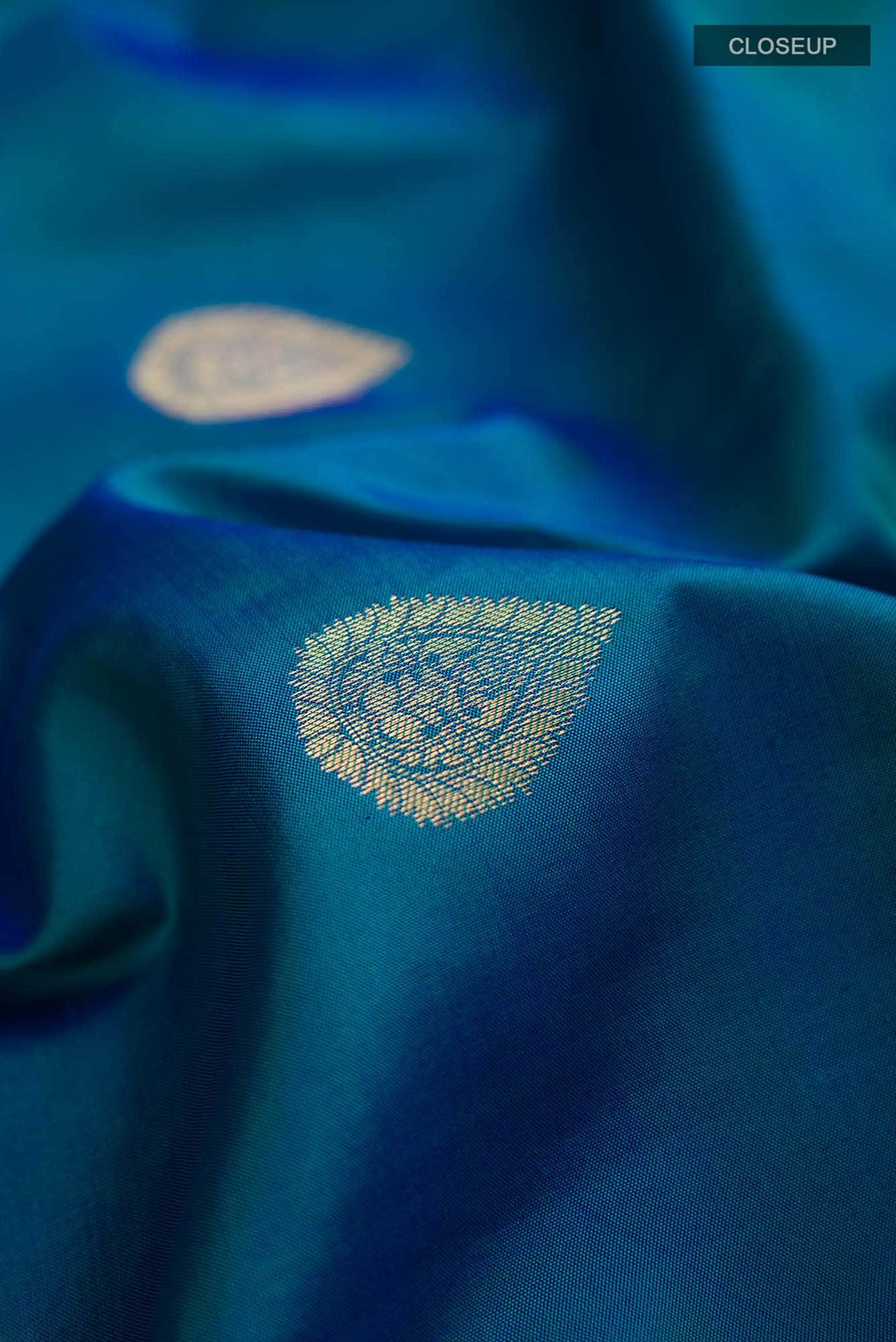 Blue Kanchipuram Silk Saree