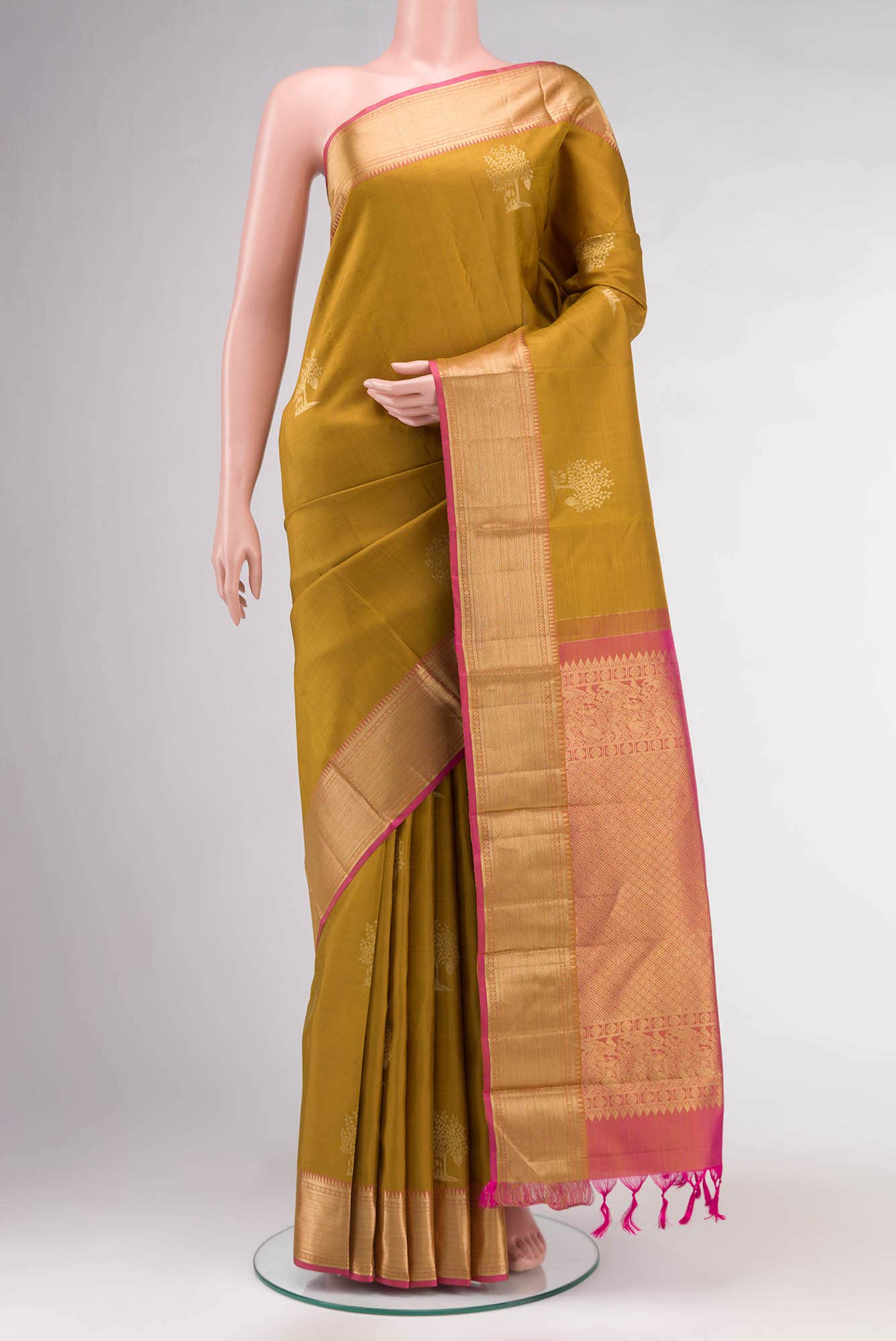 Green Kanchipuram Silk Saree