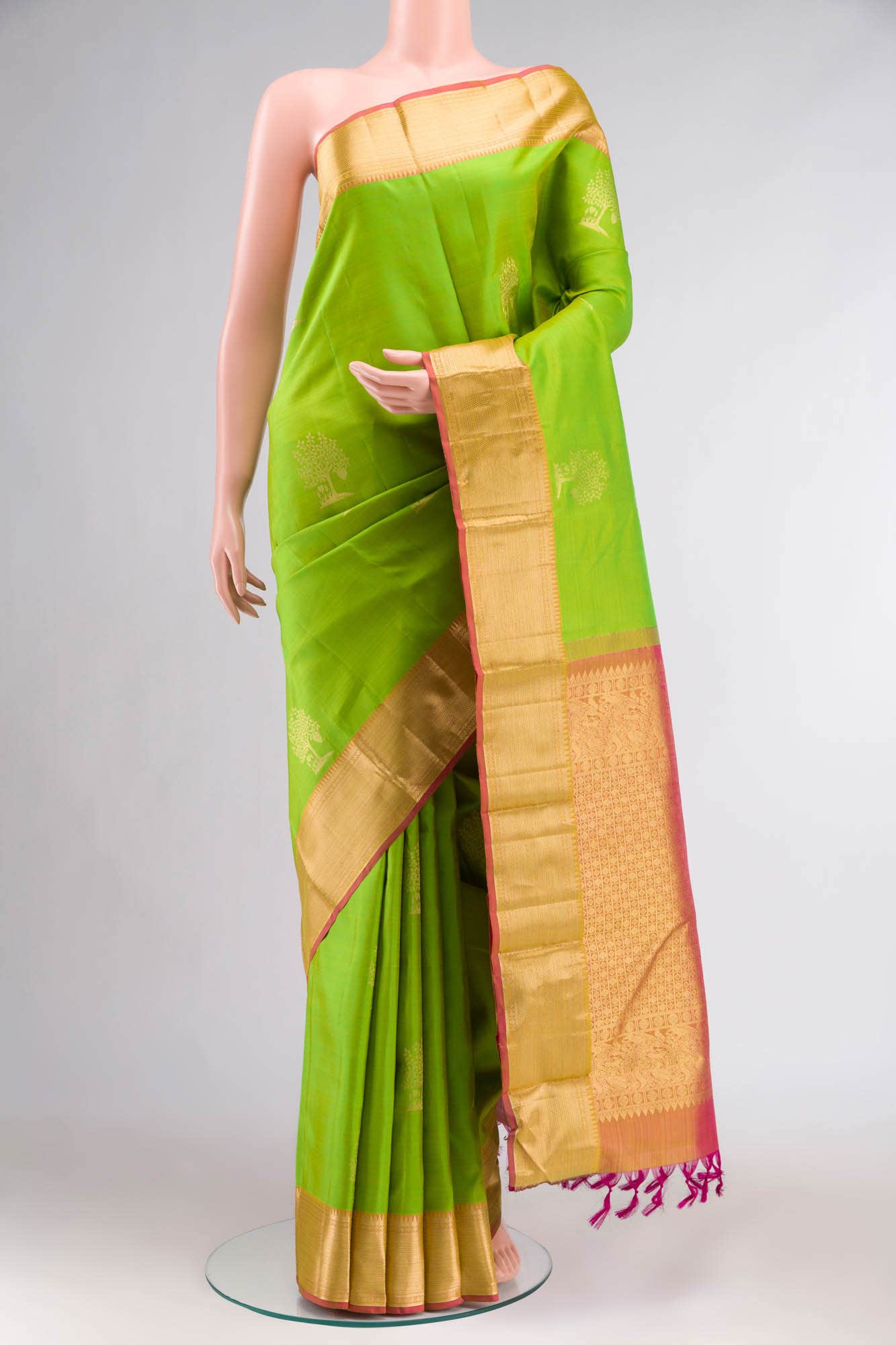 Green Kanchipuram Silk Saree