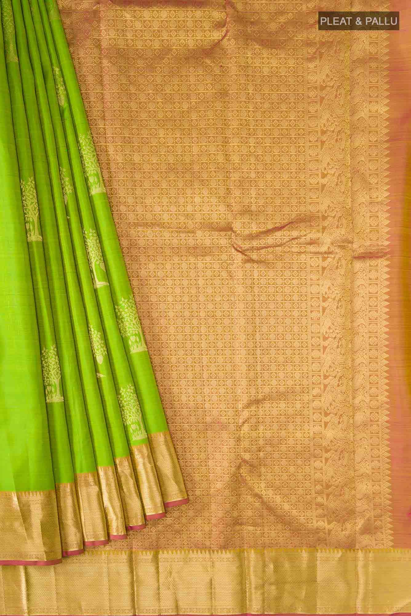 Green Kanchipuram Silk Saree