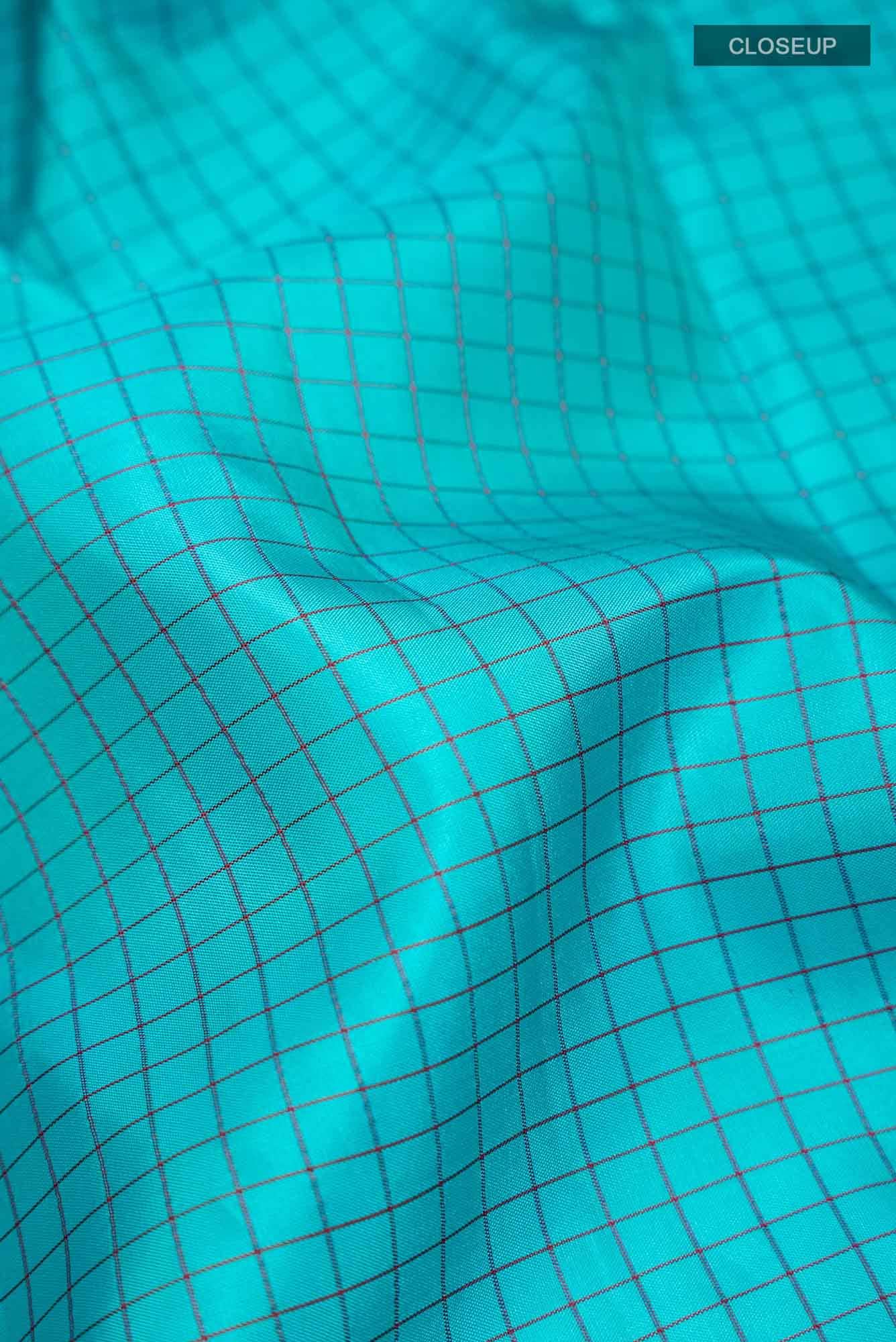 Blue Kanchipuram Silk Saree