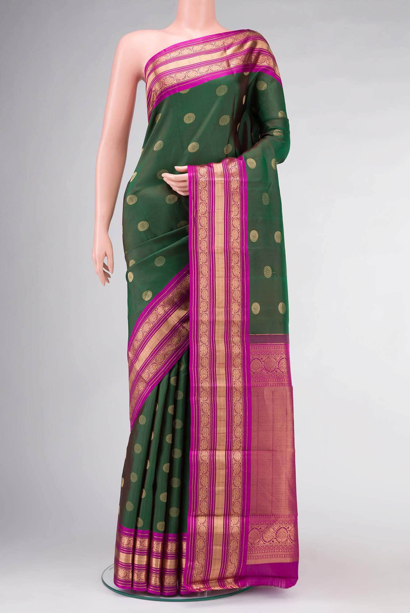 Green Kanchipuram Silk Saree
