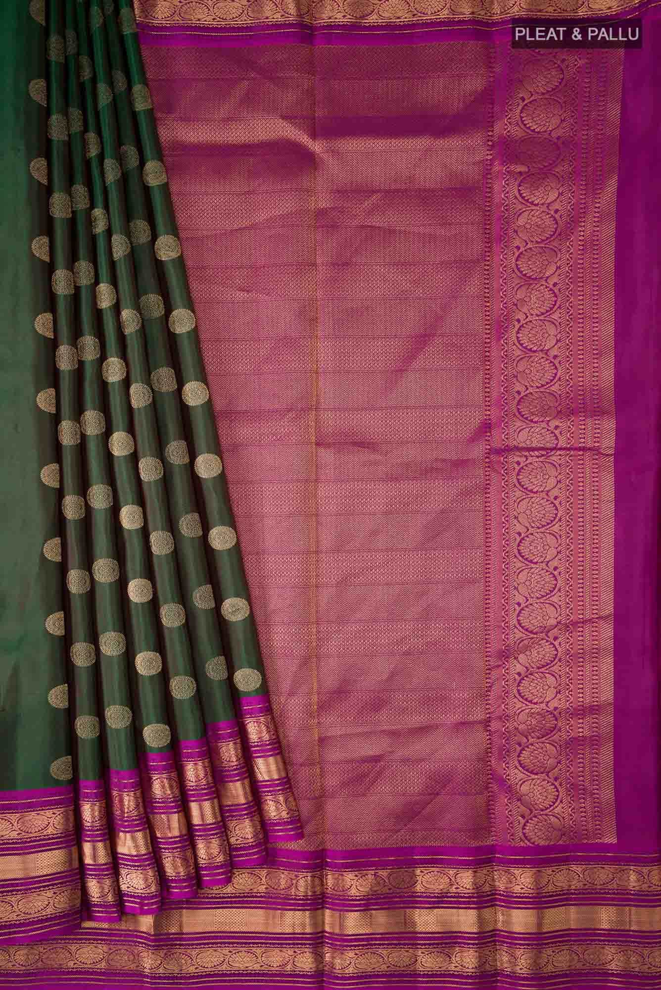 Green Kanchipuram Silk Saree