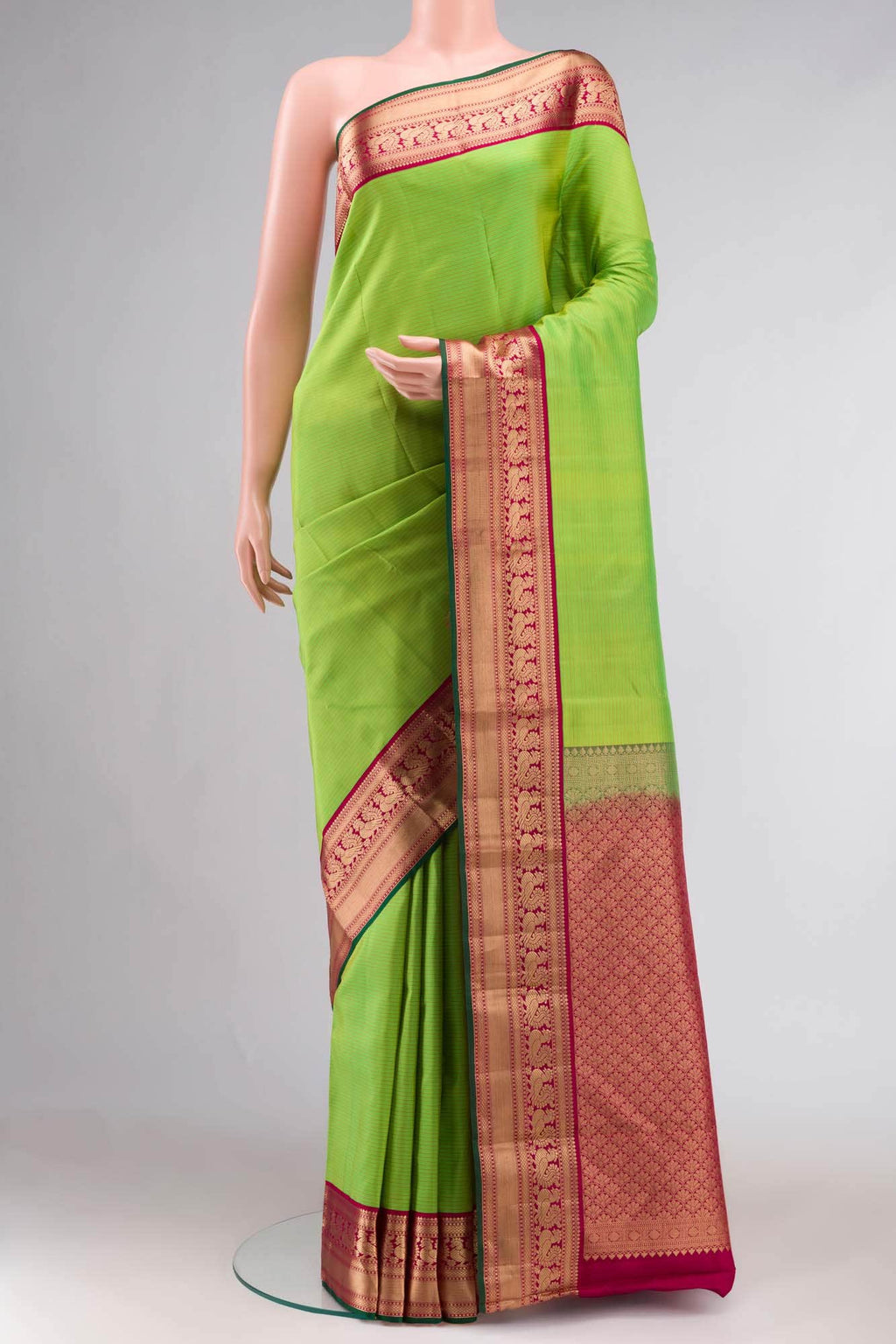 Green Kanchipuram Silk Saree