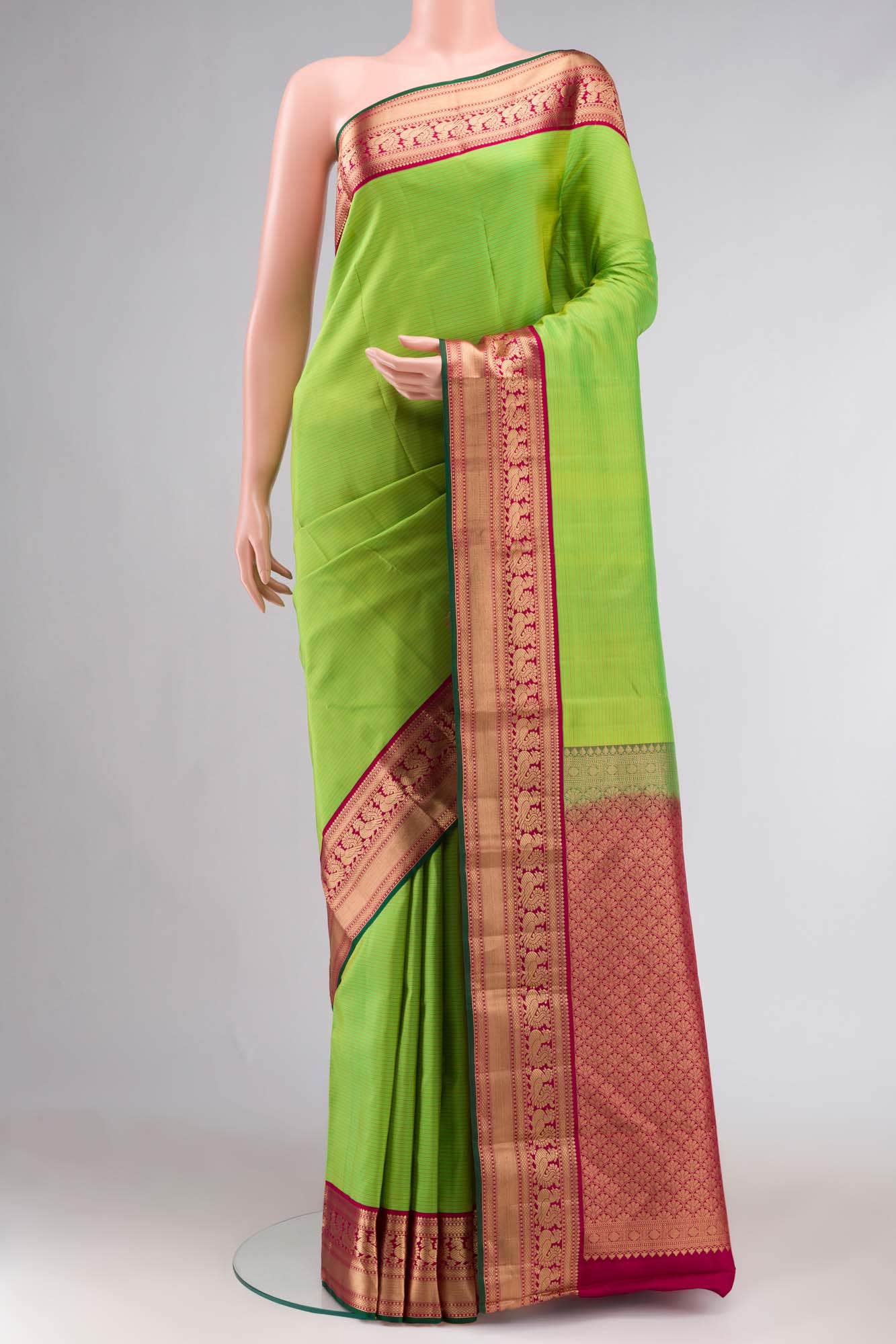 Green Kanchipuram Silk Saree