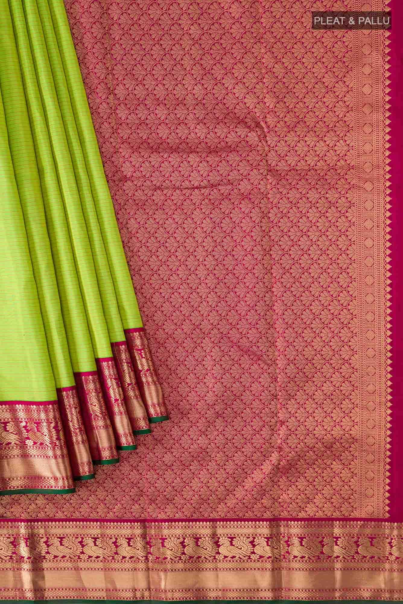 Green Kanchipuram Silk Saree