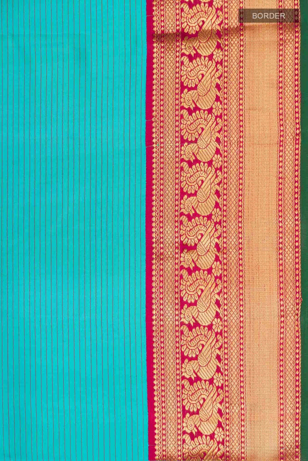 Blue Kanchipuram Silk Saree