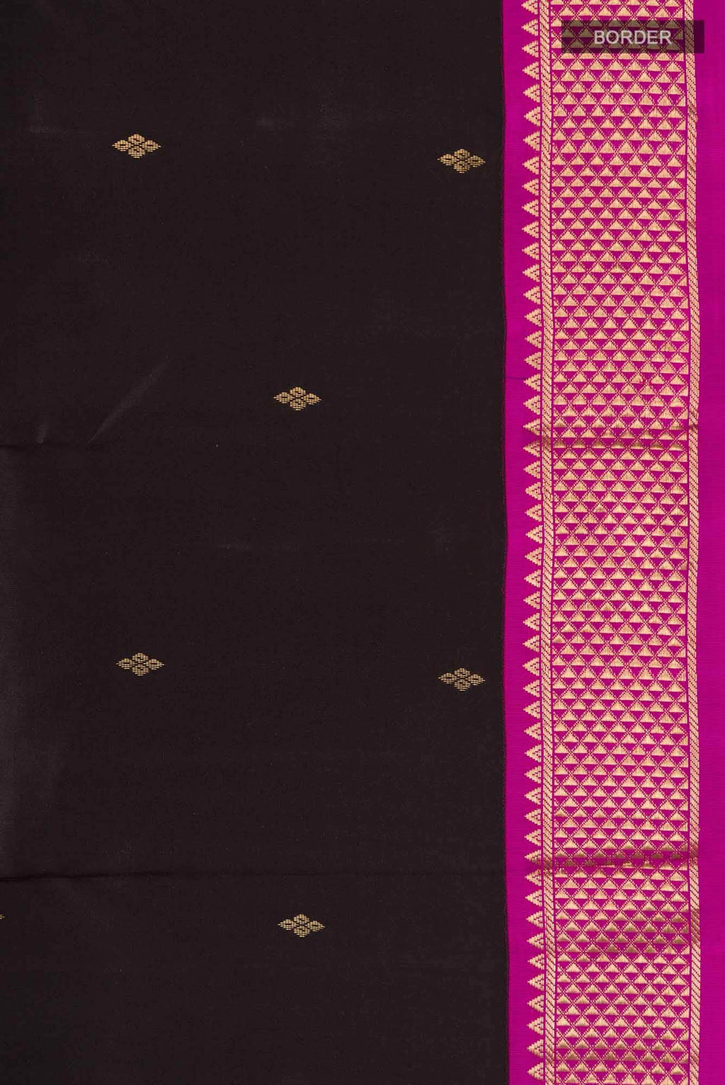 Black Kanchipuram Silk Saree