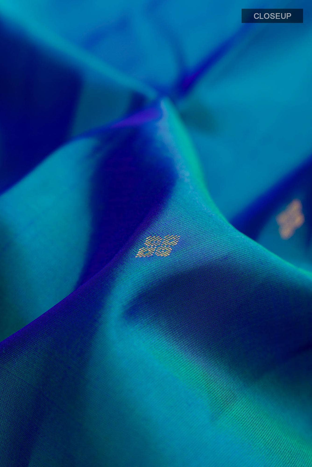 Blue Kanchipuram Silk Saree