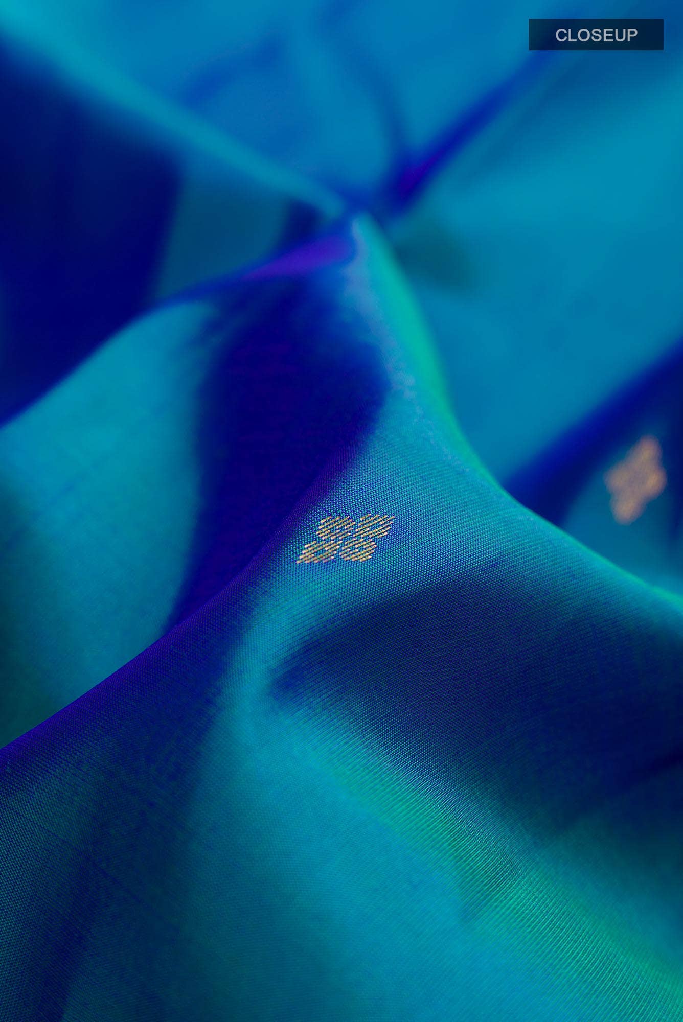 Blue Kanchipuram Silk Saree
