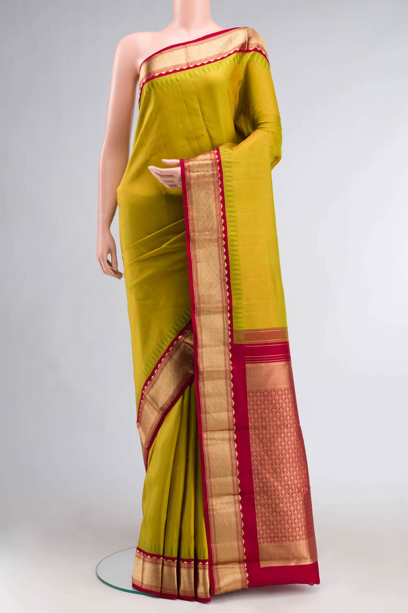 Green Kanchipuram Silk Saree