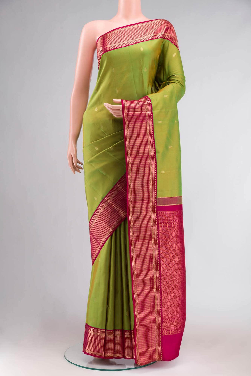 Green Kanchipuram Silk Saree