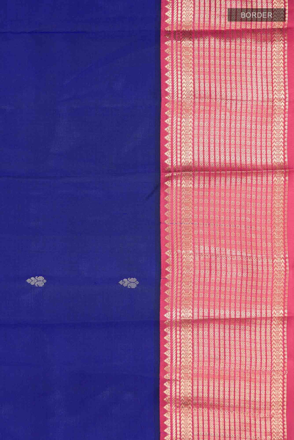 Blue Kanchipuram Silk Saree