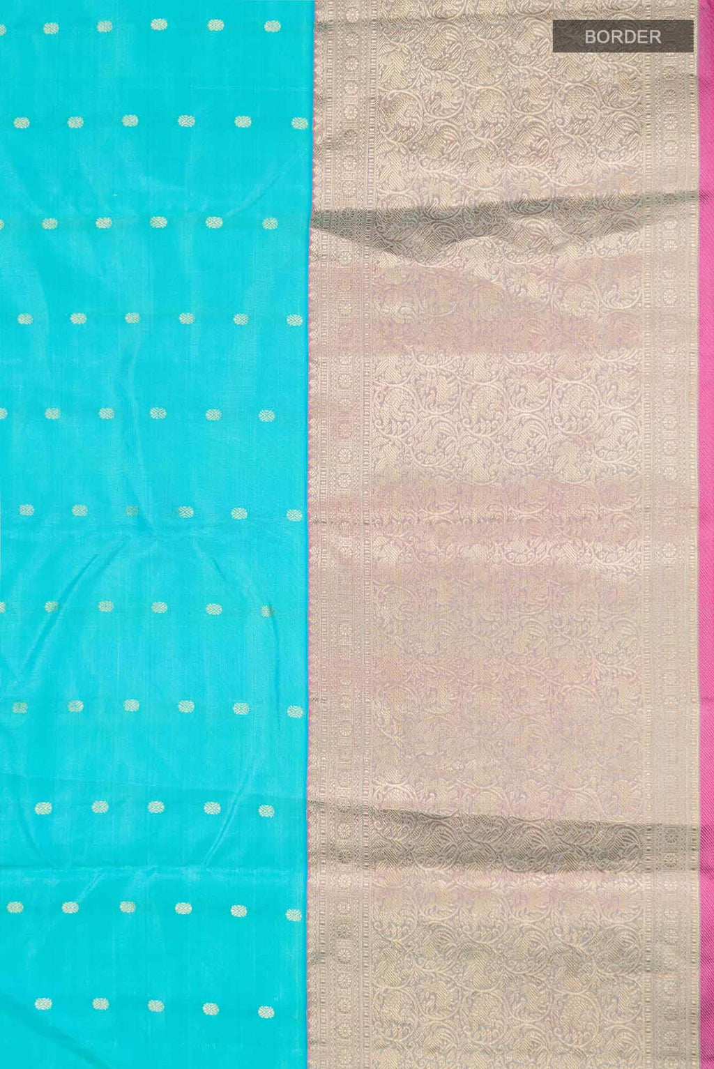 Blue Kanchipuram Silk Saree