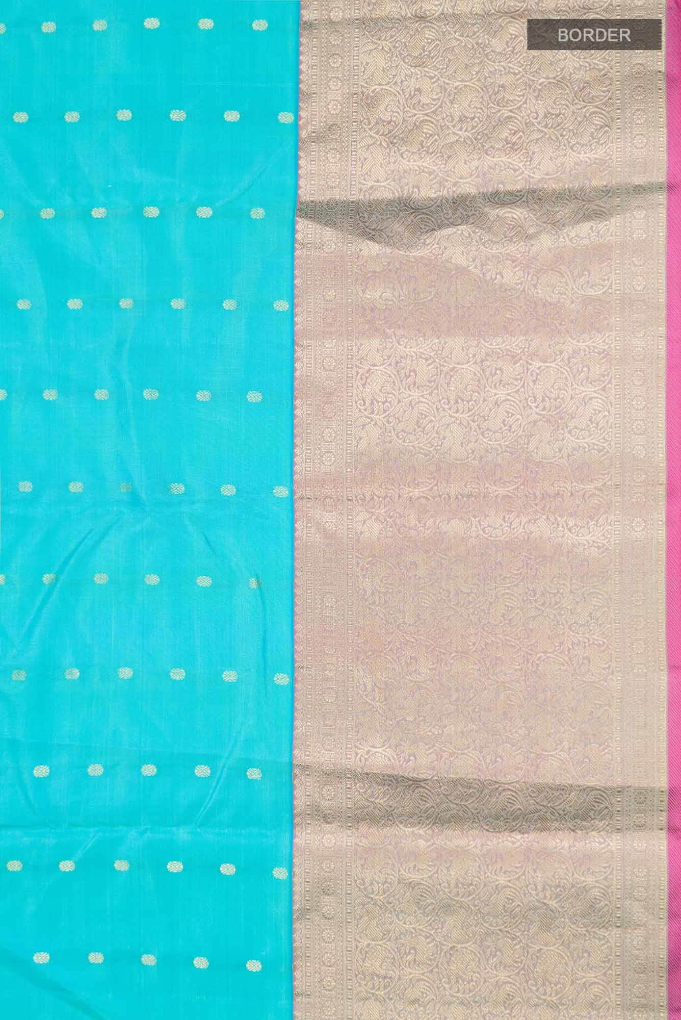 Blue Kanchipuram Silk Saree