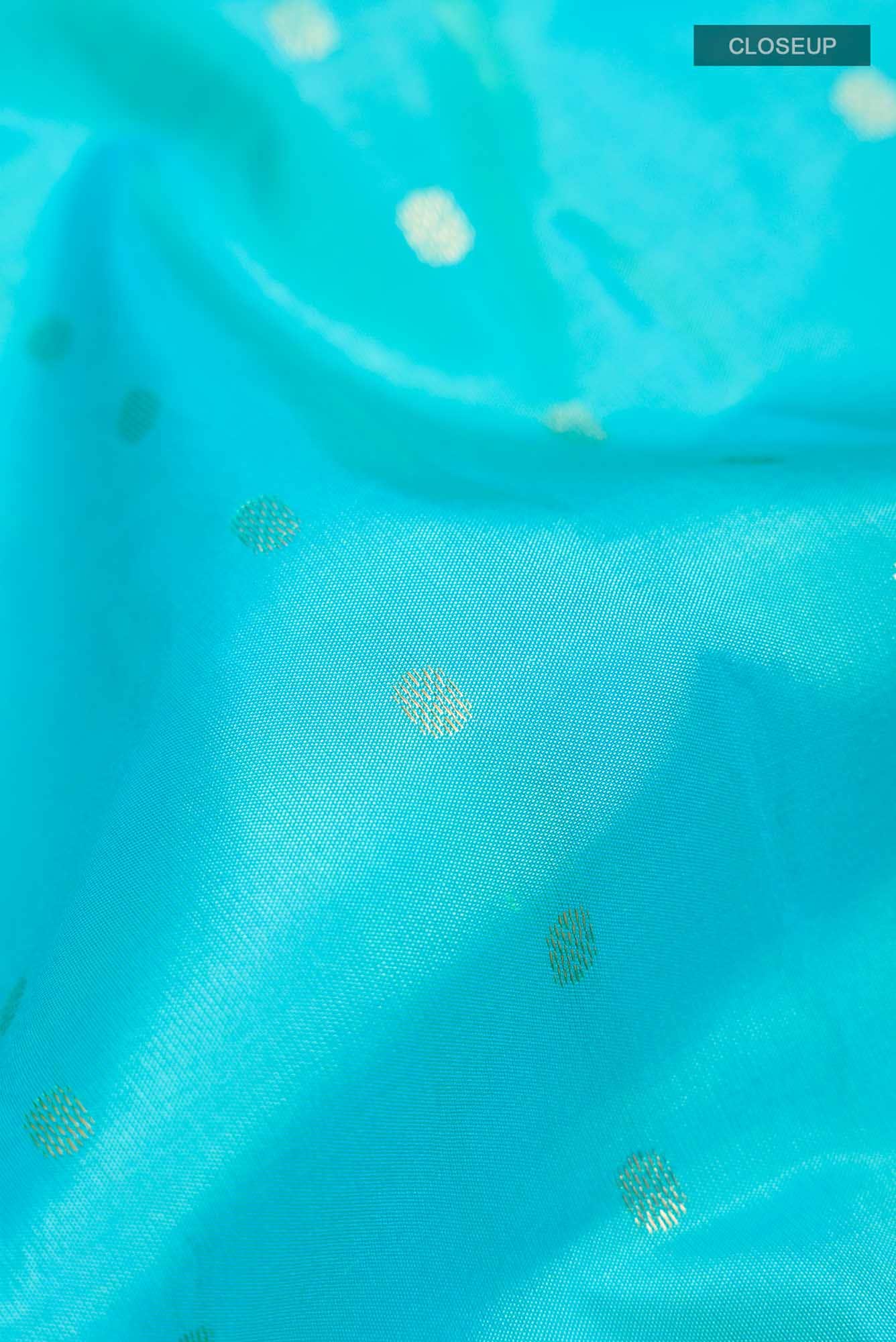 Blue Kanchipuram Silk Saree