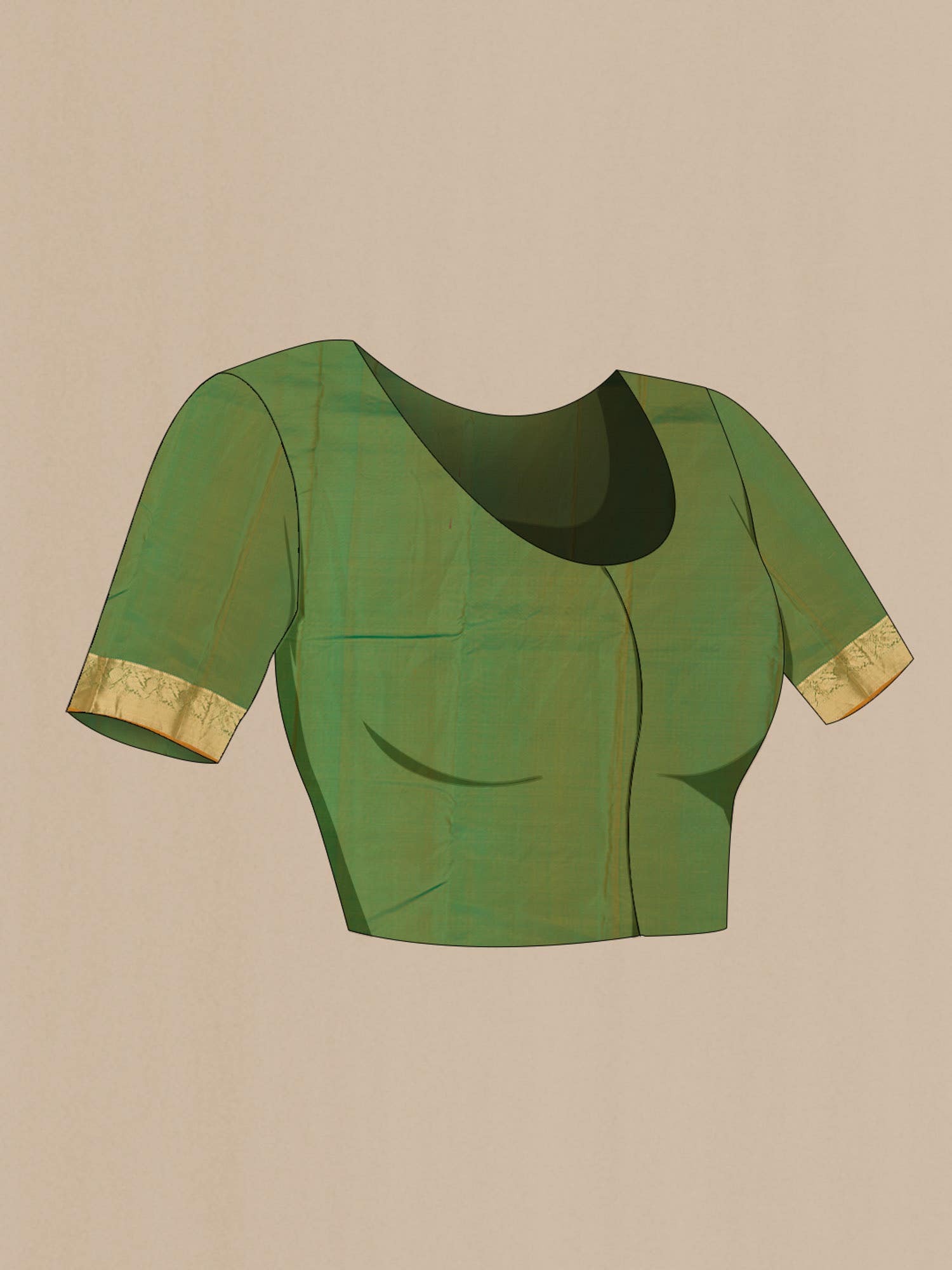 Green Kanchipuram Silk Saree
