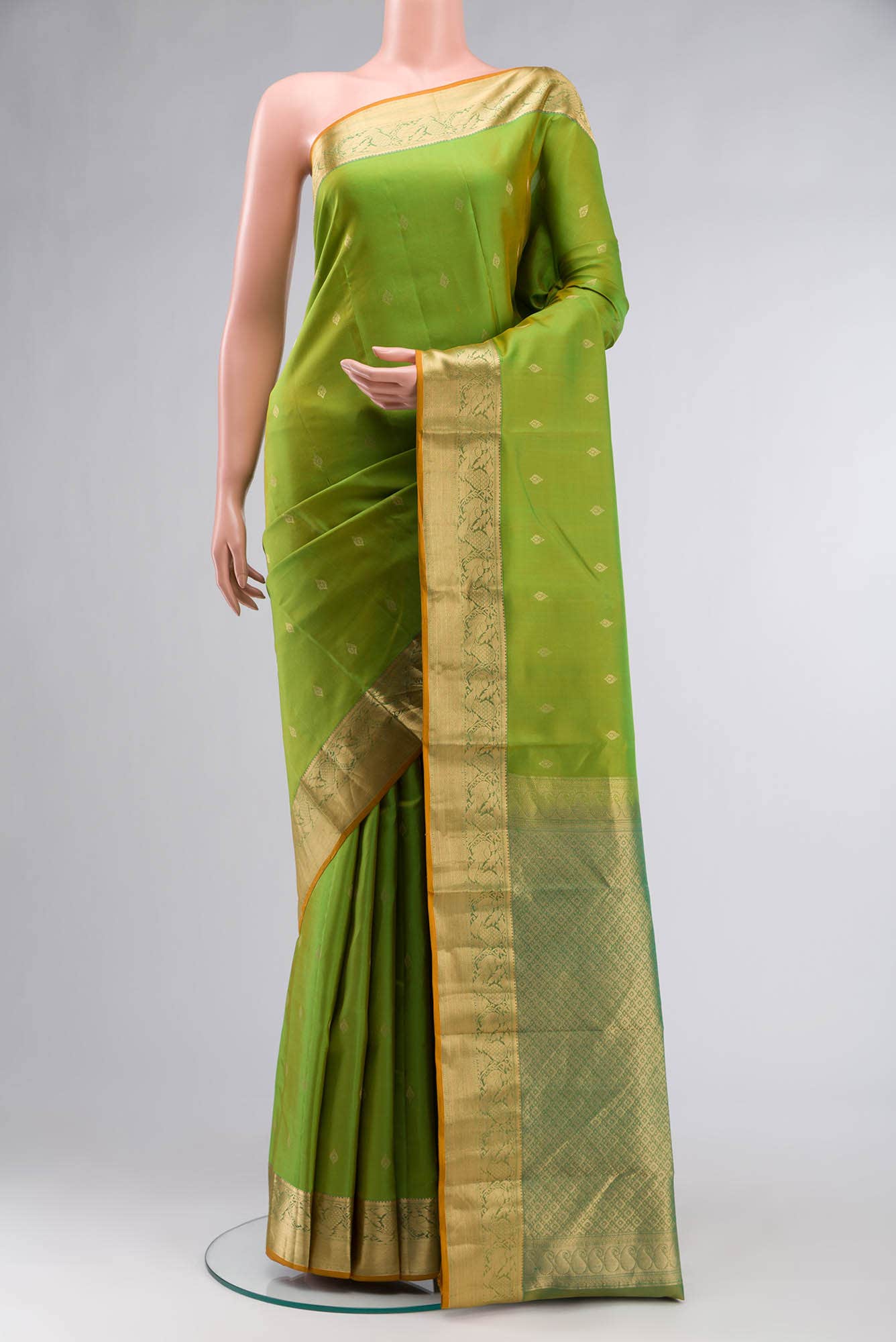 Green Kanchipuram Silk Saree