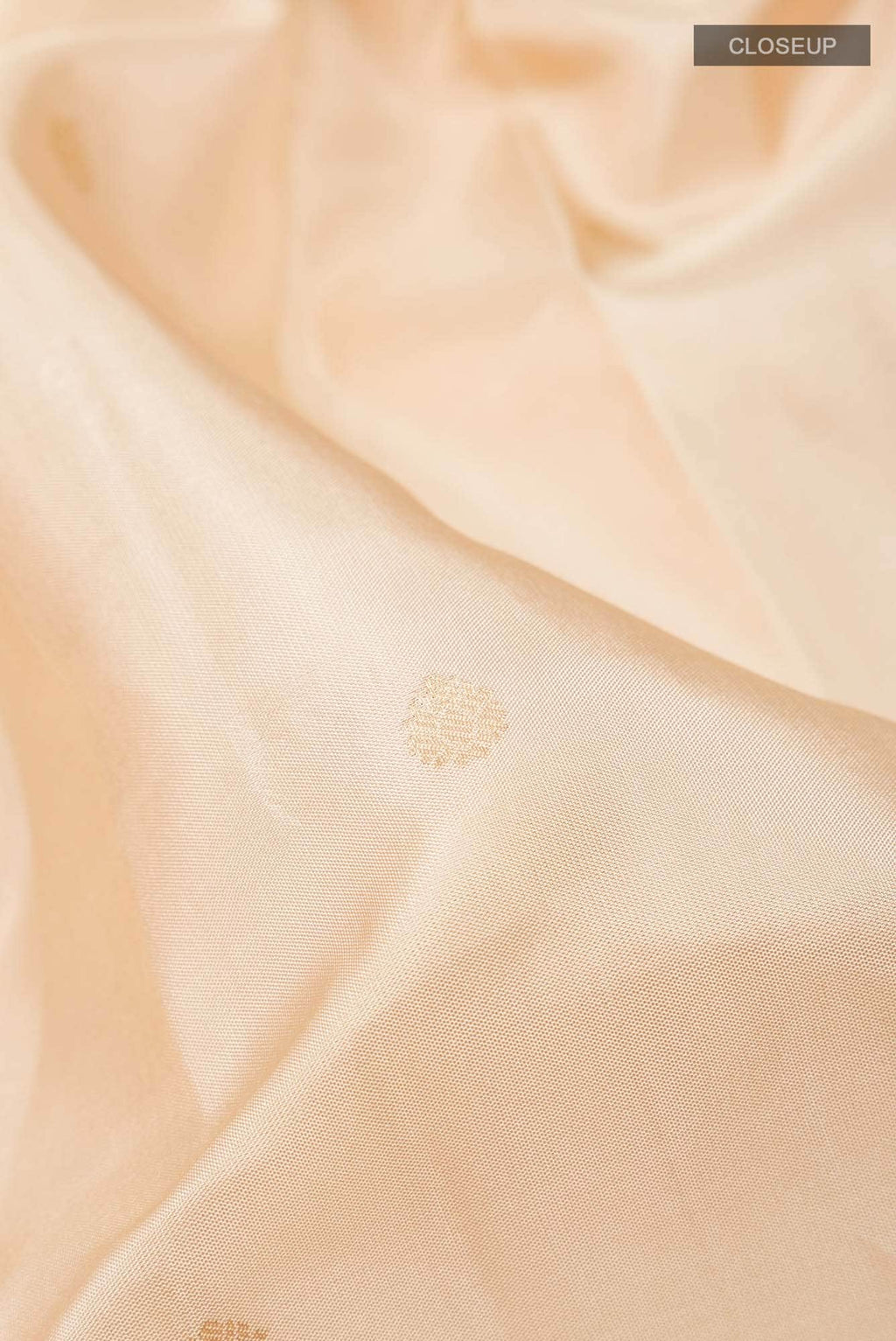 Beige Kanchipuram Silk Saree