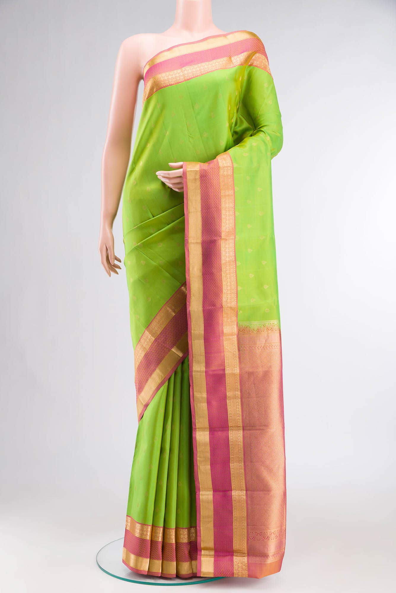 Green Kanchipuram Silk Saree