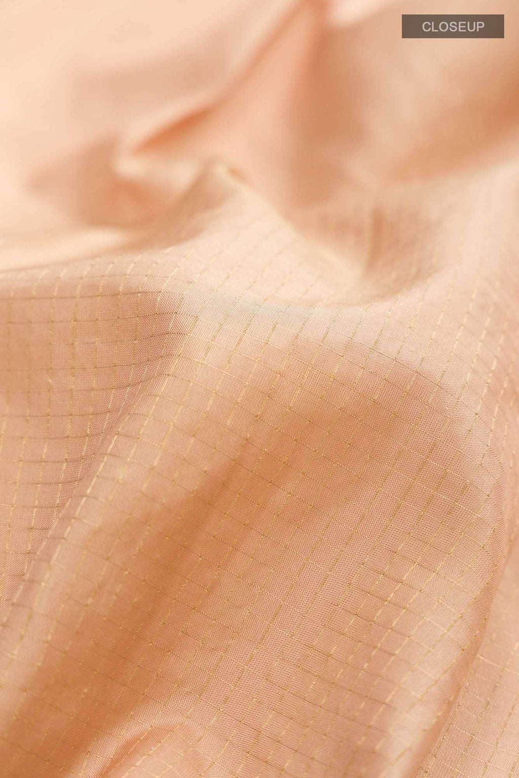 Beige Kanchipuram Silk Saree