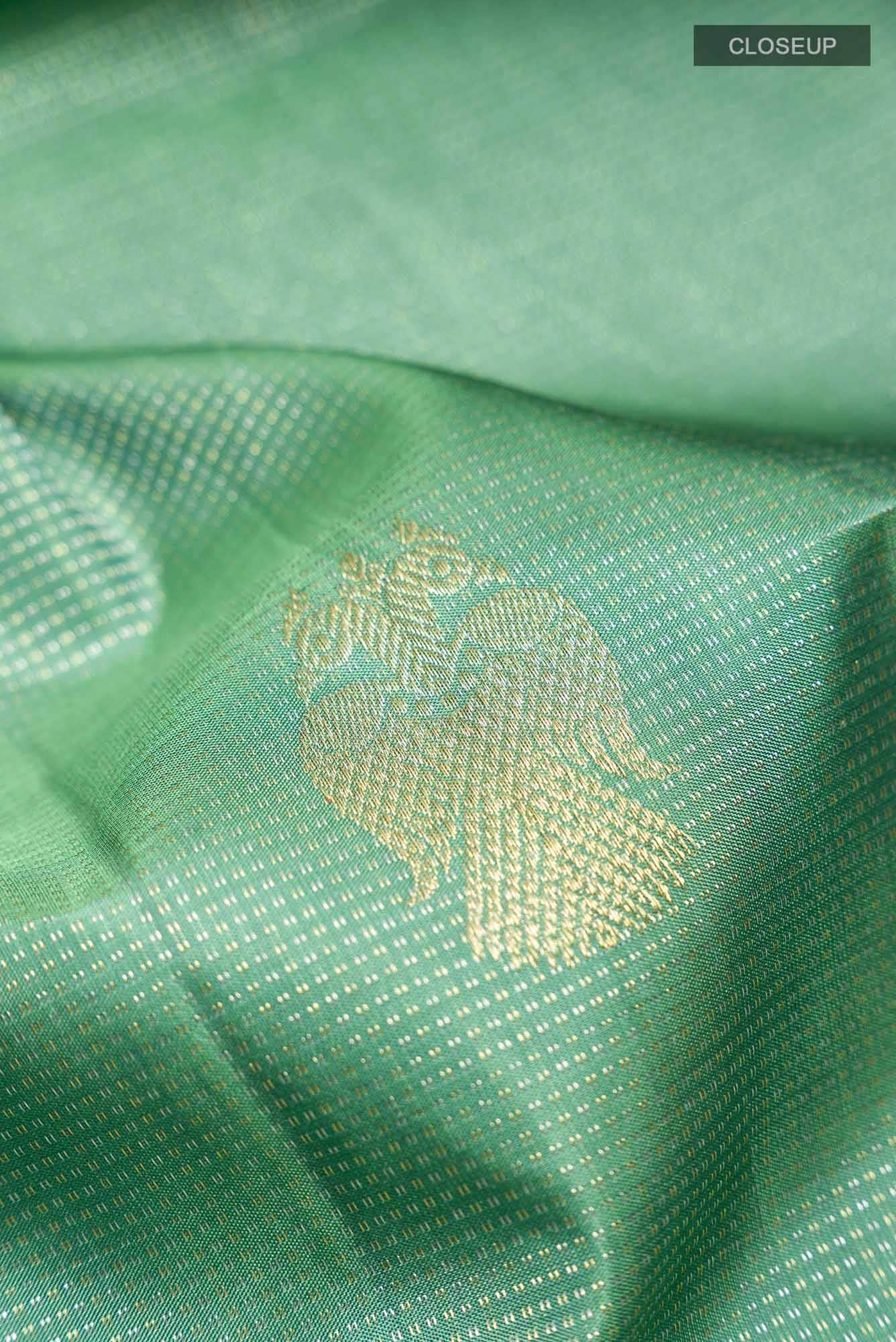 Green Kanchipuram Silk Saree
