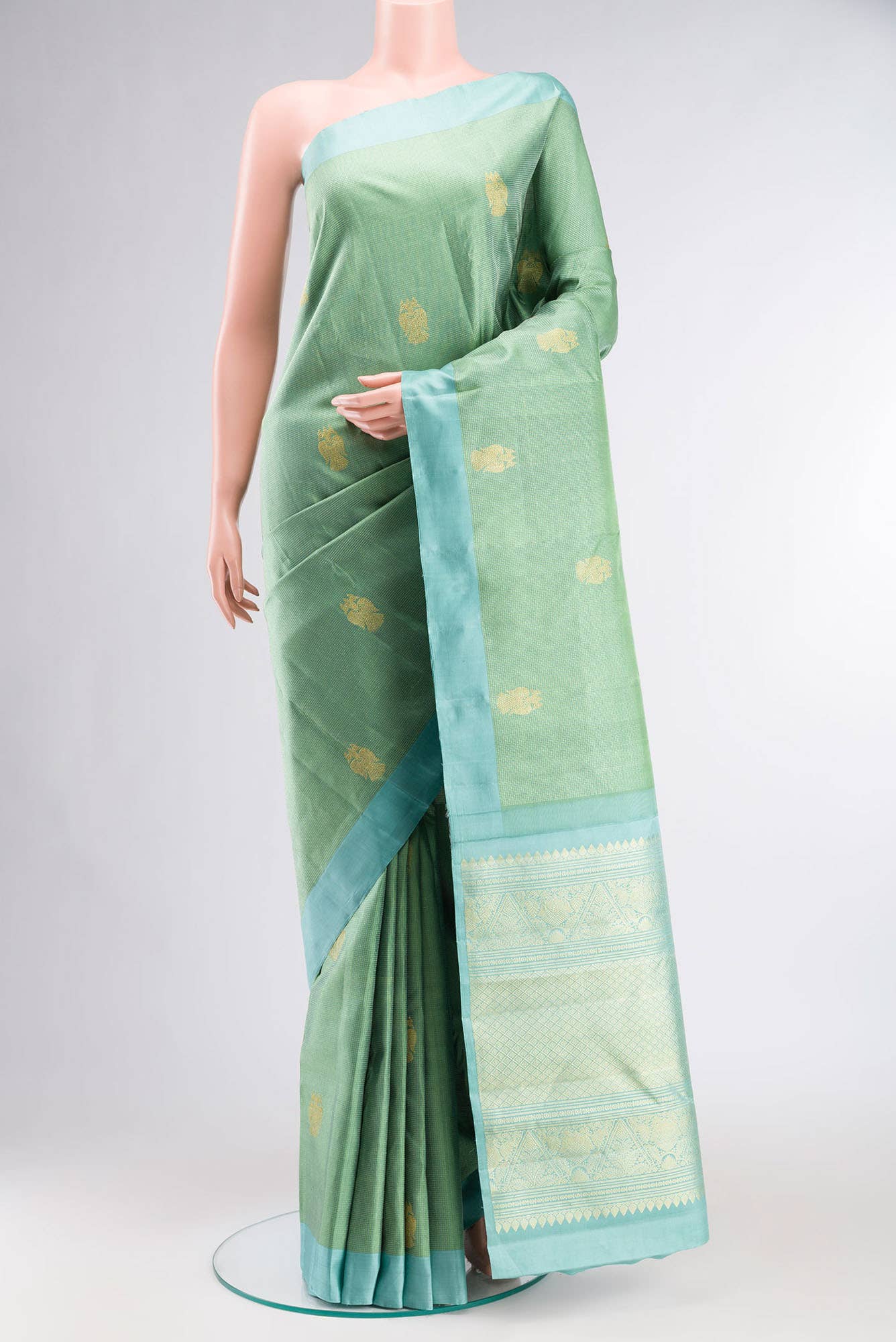 Green Kanchipuram Silk Saree